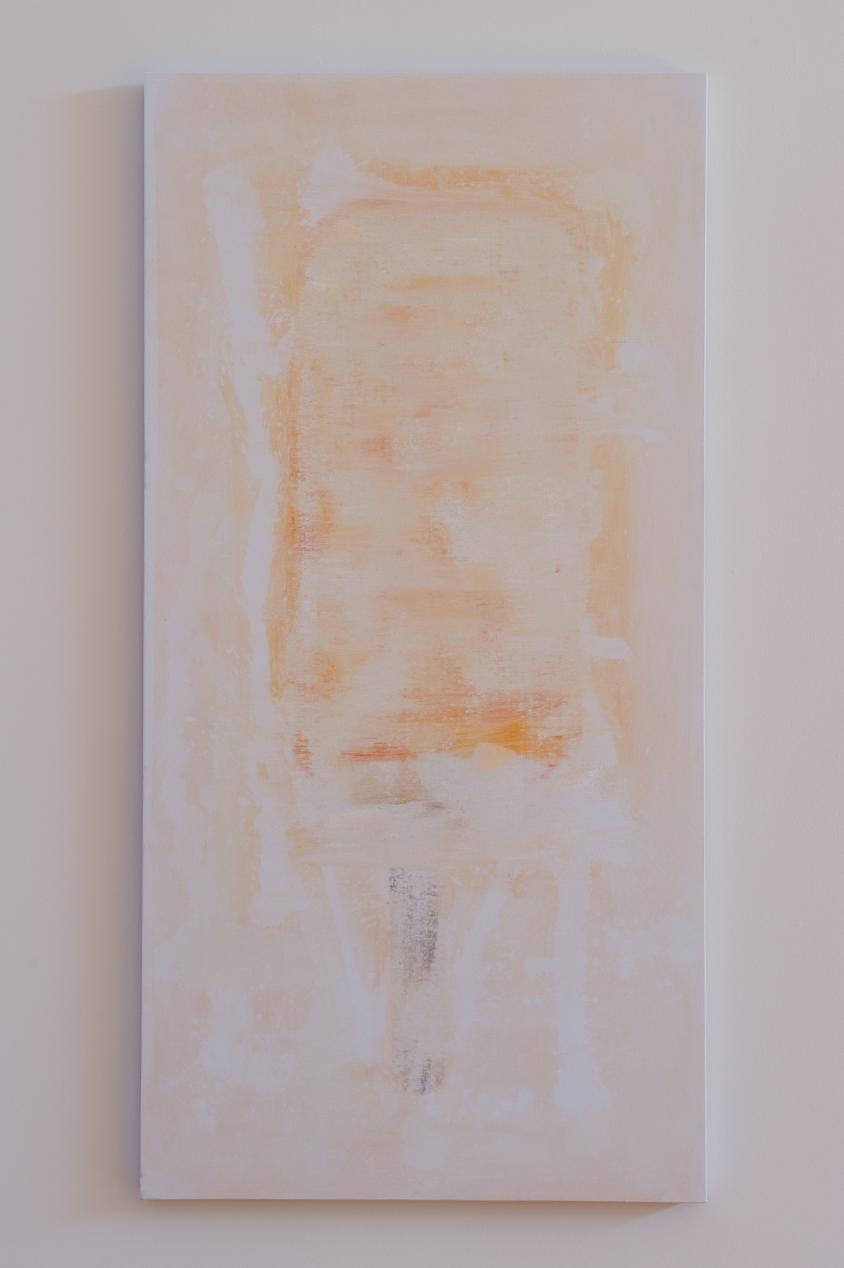 Erased Creamsicle (after Rauschenberg)