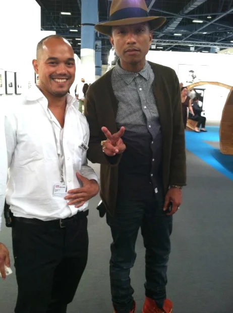 Pharrell Williams dropping by Art Film