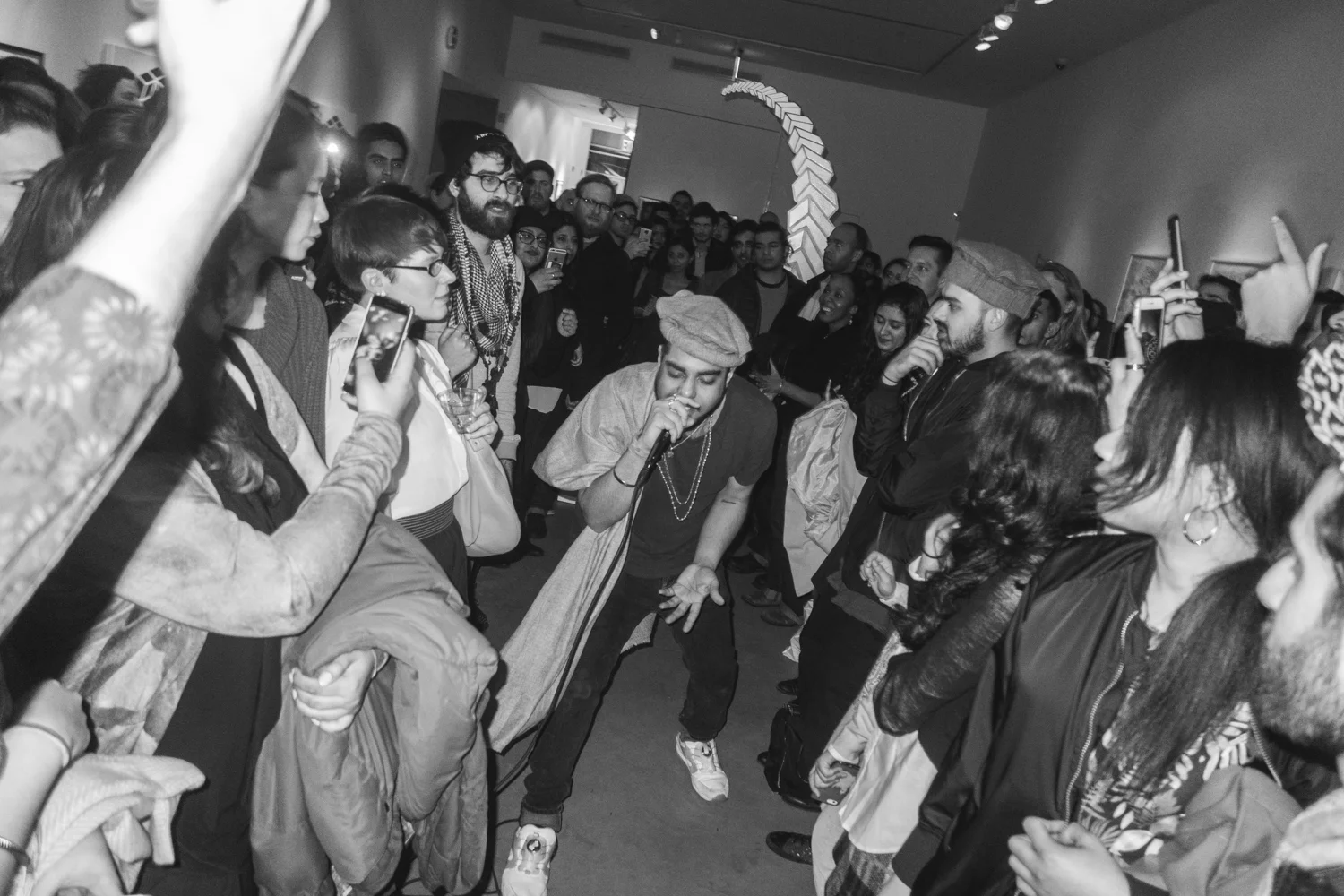 That time the Kominas, Himanshu and RizMC performed at an art gallery