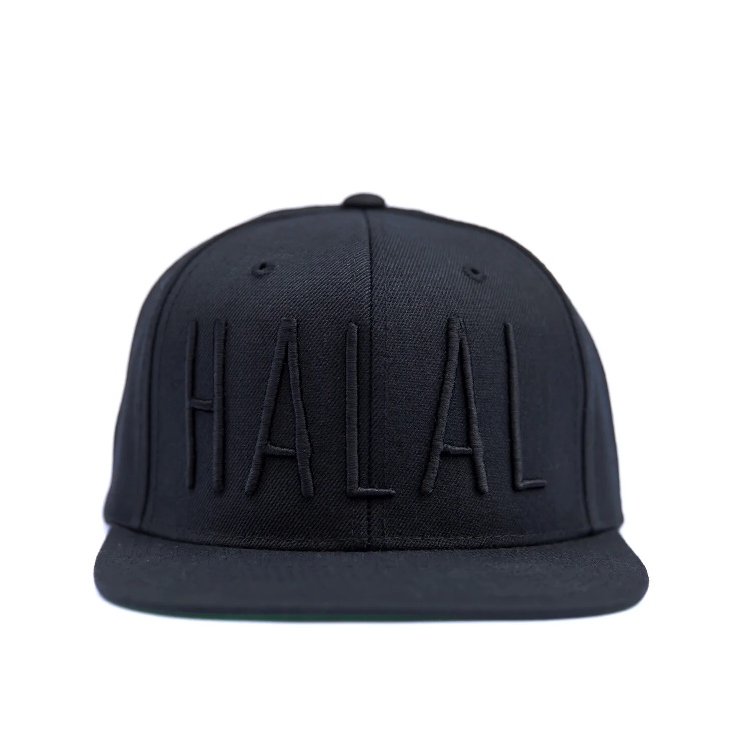 HALAL Hat - Black on Black