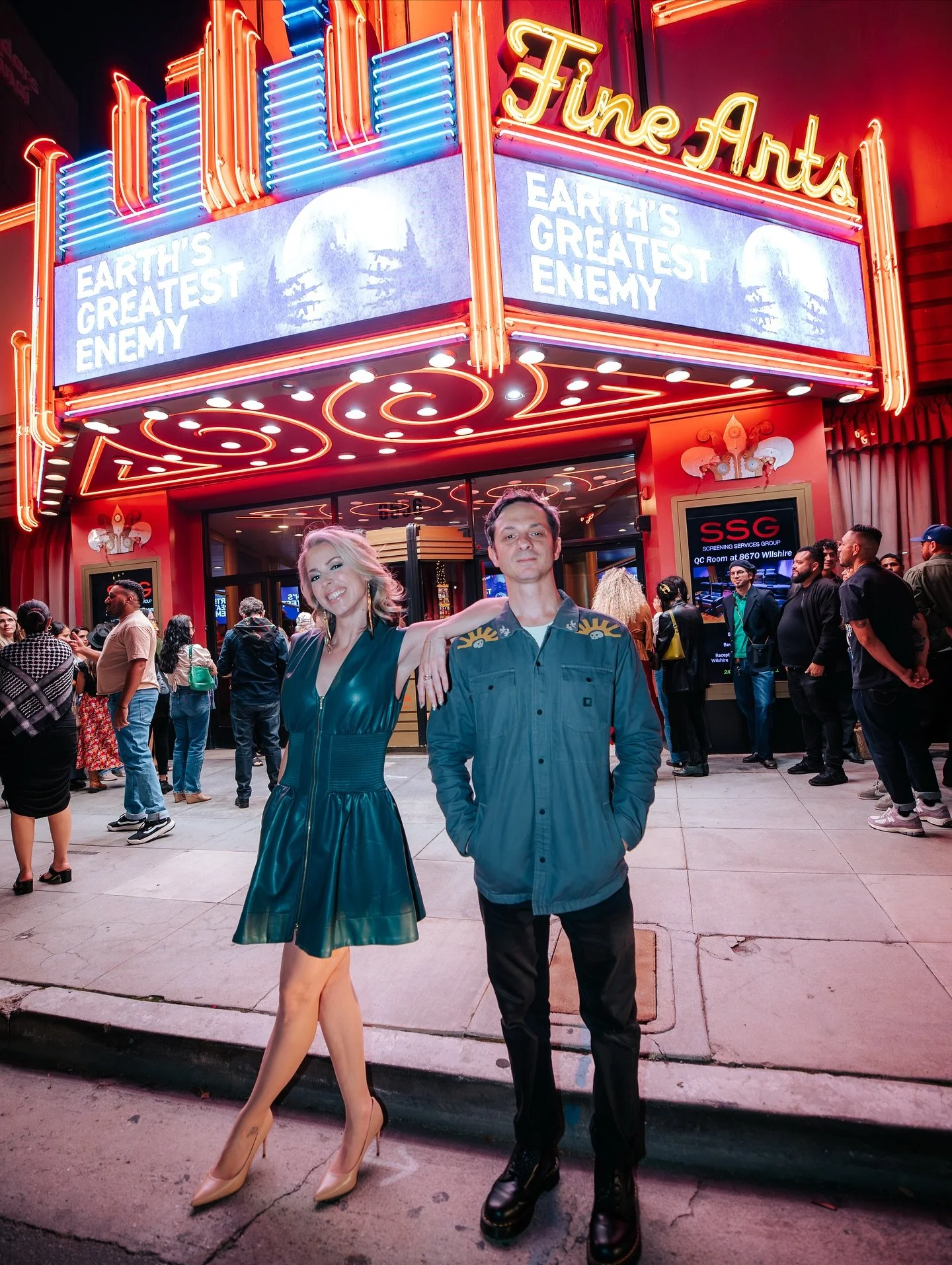 LA premiere of “Earth’s Greatest Enemy” with @empirefiles @fababs @pono_prinair 🎥