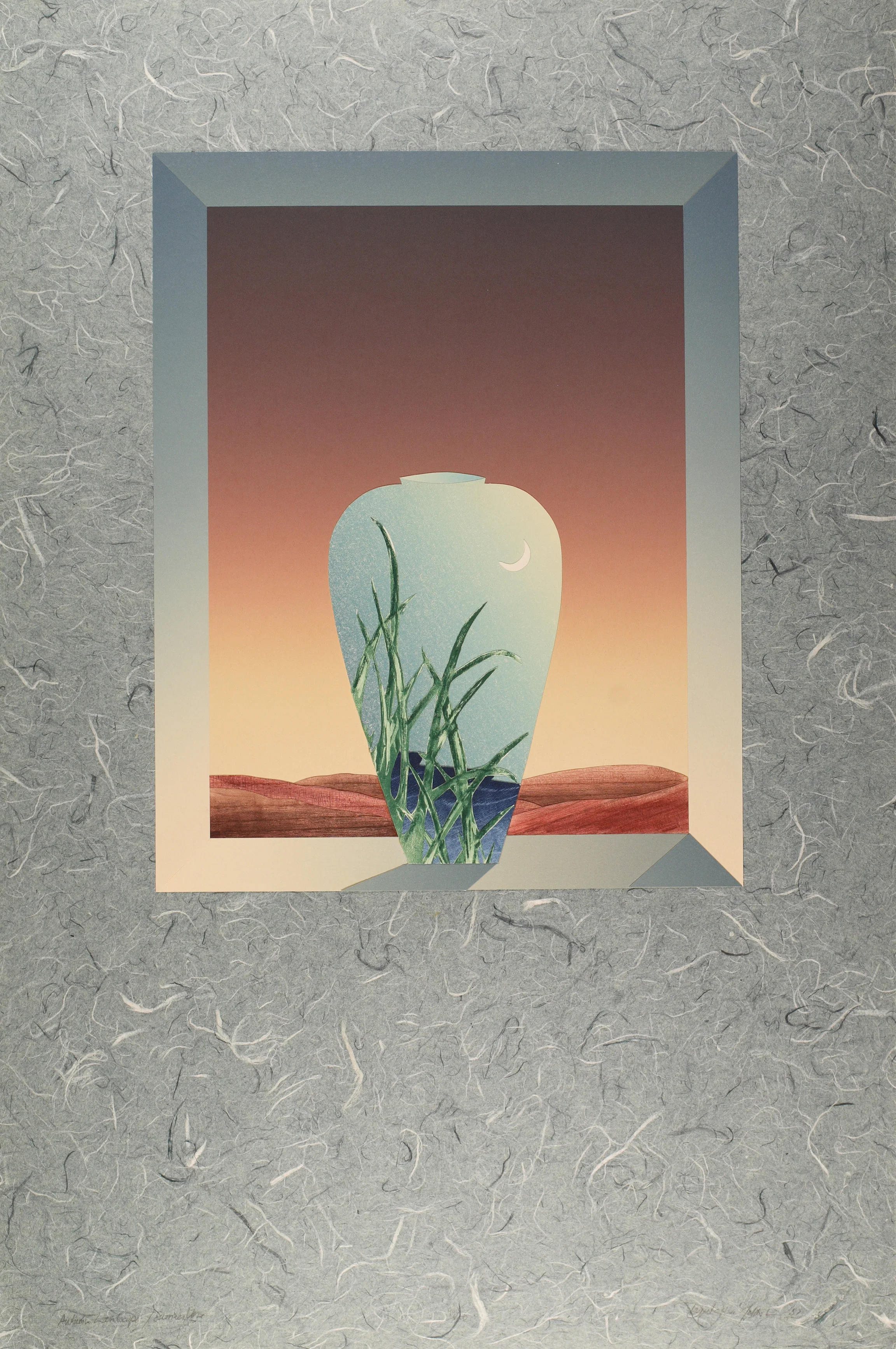 Seasons Suite/Autumn Landscape, Summer Vase