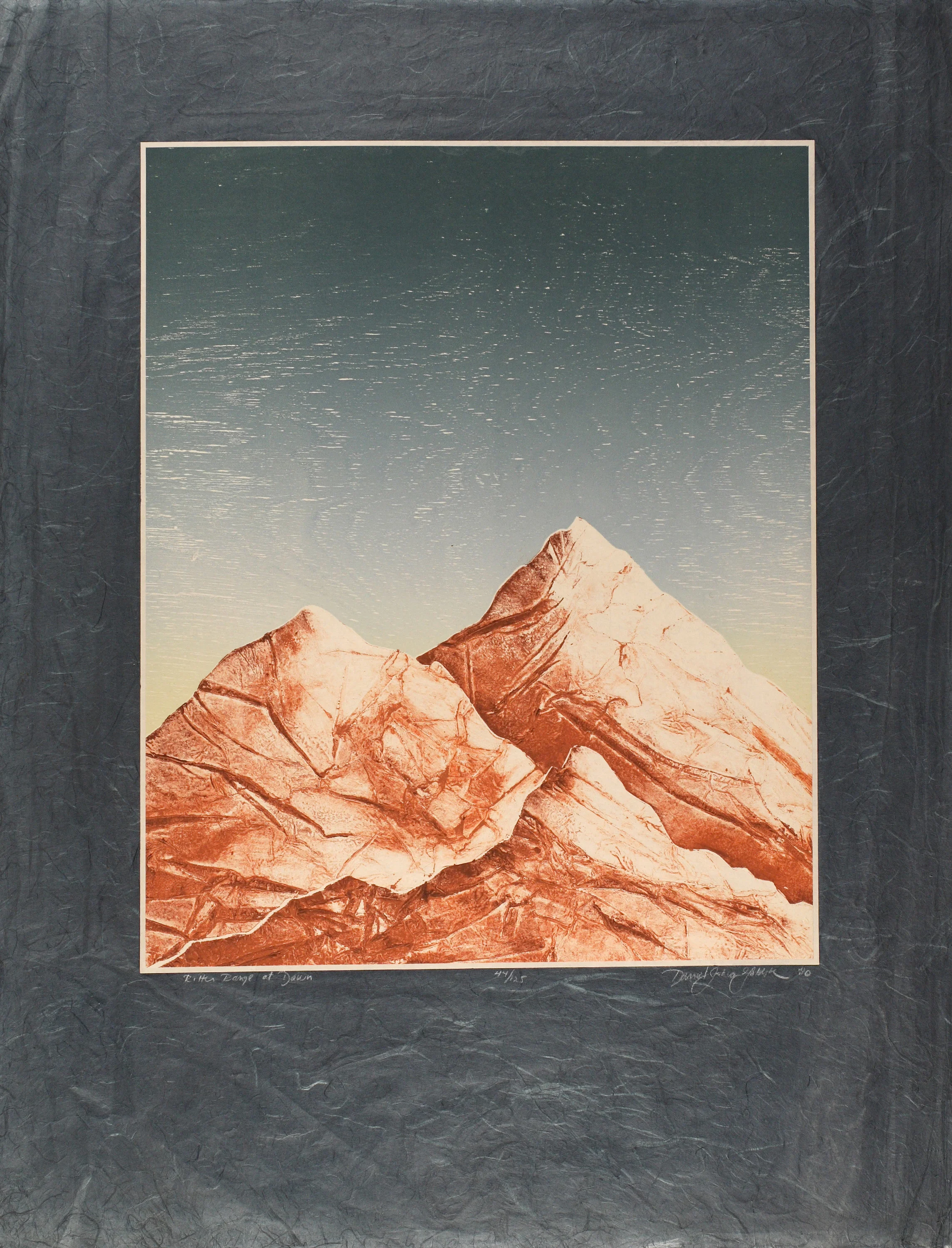 Ritter Range on Japanese Paper