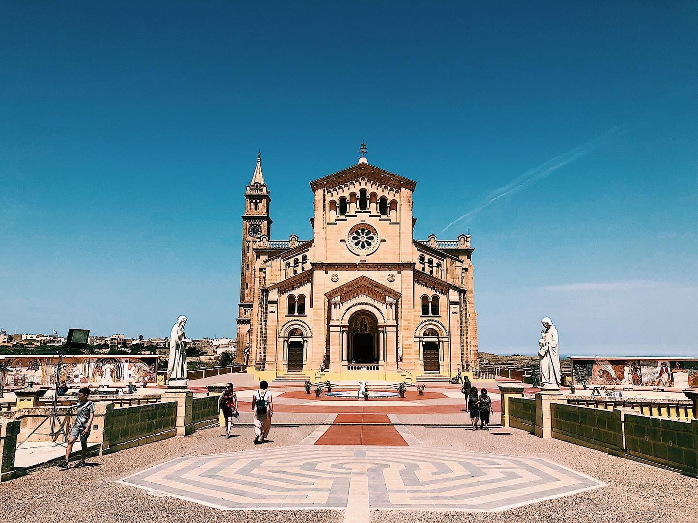 22nd June, feast of Our Lady of Ta&rsquo; Pinu at Ta&rsquo; Pinu National Shrine 
#TaPinu #Gharb #Gozo #Malta🇲🇹 #Malta #🇲🇹#basilica #church #churches #shrine #festa #feast #mediterranean #summer #clearsky #sky #churchesofmalta #architecture #trav