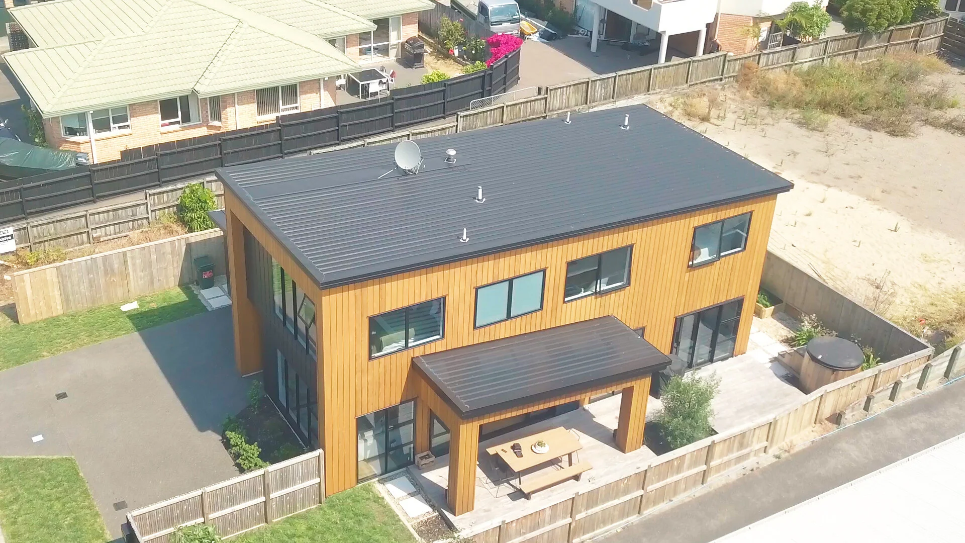 real estate drone photo Mount Maunganui