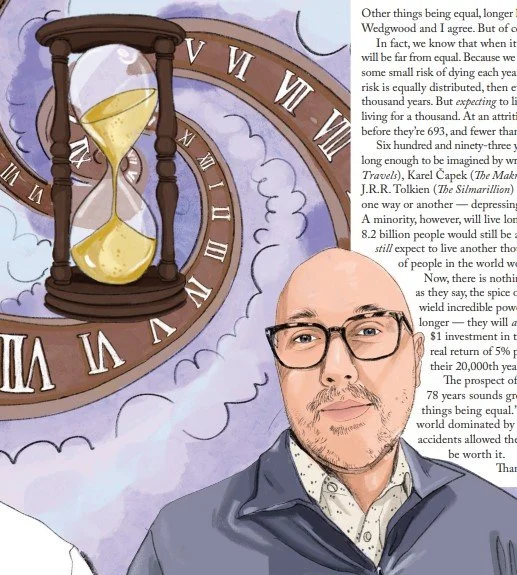      

 
   Immortality: Promise or Peril?  Ralph Wedgwood and I participate in a point/counterpoint exchange for USC Dornsife Magazine on the promise or peril of immortality.  This piece draws on my experience teaching GESM 120: The Gifts of Iluvata