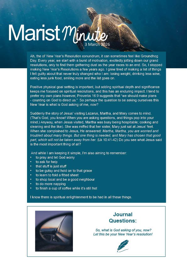 Marist Minute March 2026