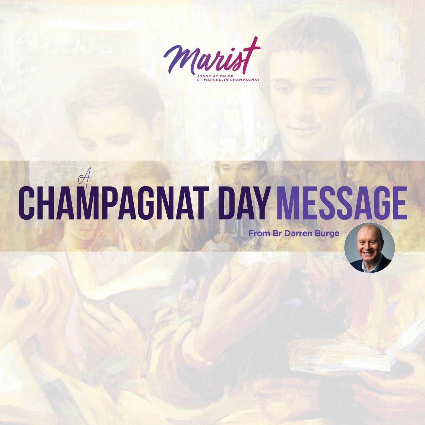Happy Champagnat Day!!

Leader of the Marist Association of St Marcellin Champagnat, Br Darren Burge, writes a Champagnat Day Message to the #staroftheseaprovince, all Association Members and all Marist friends, saying, &ldquo;Today we observe Champa