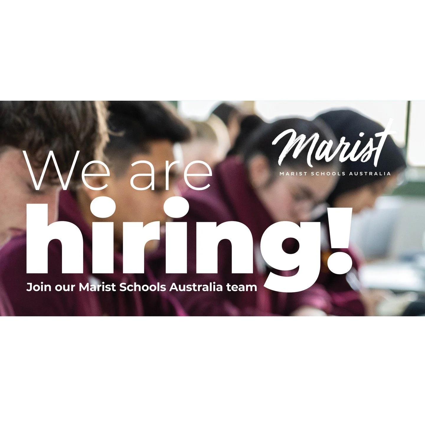 Are you passionate about Catholic education, faith formation, and the Marist mission?

Marist Schools Australia is seeking an inspiring and experienced Catholic leader to join its national Mission and Life Formation Team as Assistant Director, Marist