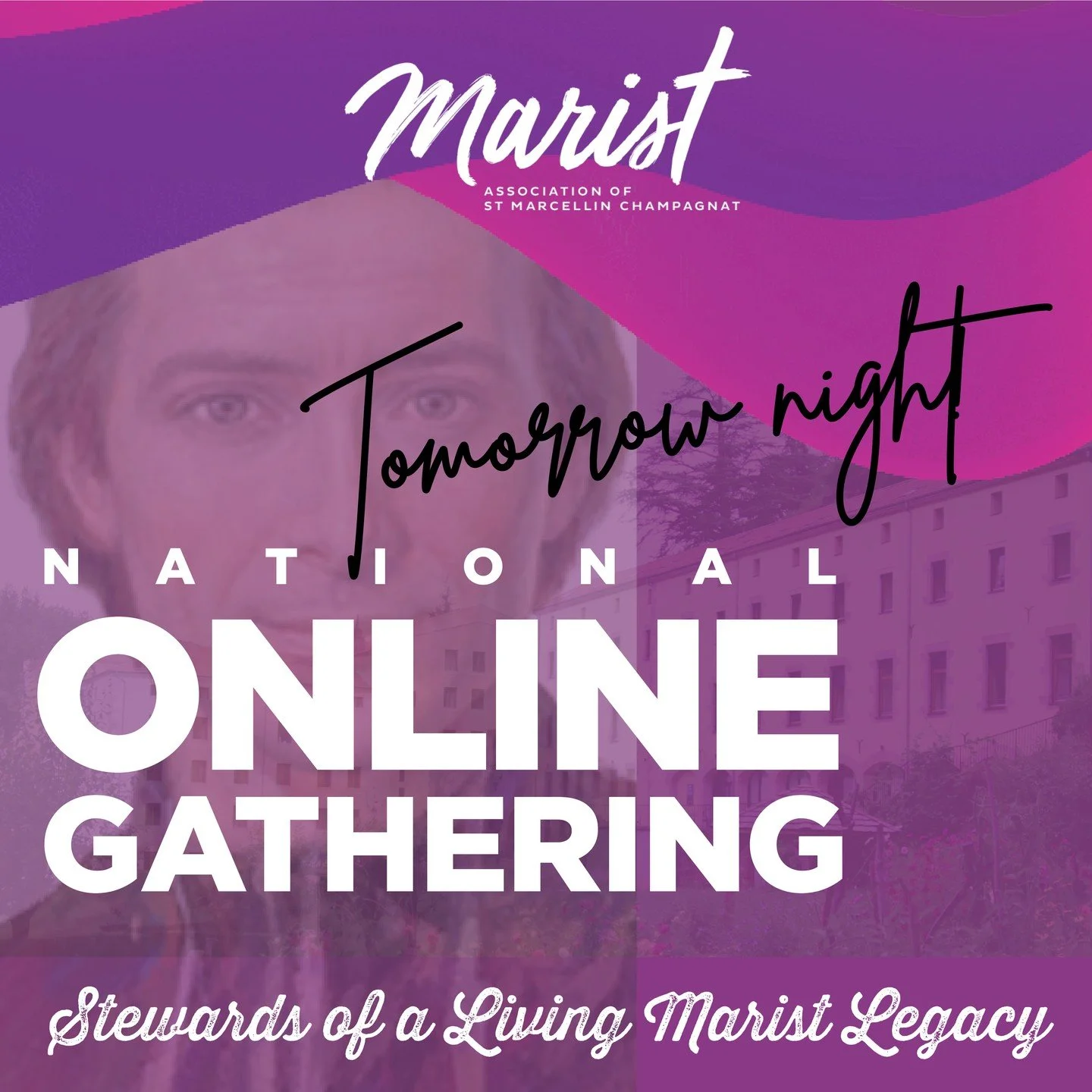 A final reminder to you all, dear Marist Association Members, to register for tomorrow night's National Online Gathering https://buff.ly/mnteIMv if you haven't done so already 😊 We are looking forward to hearing what internationally renowned canon l