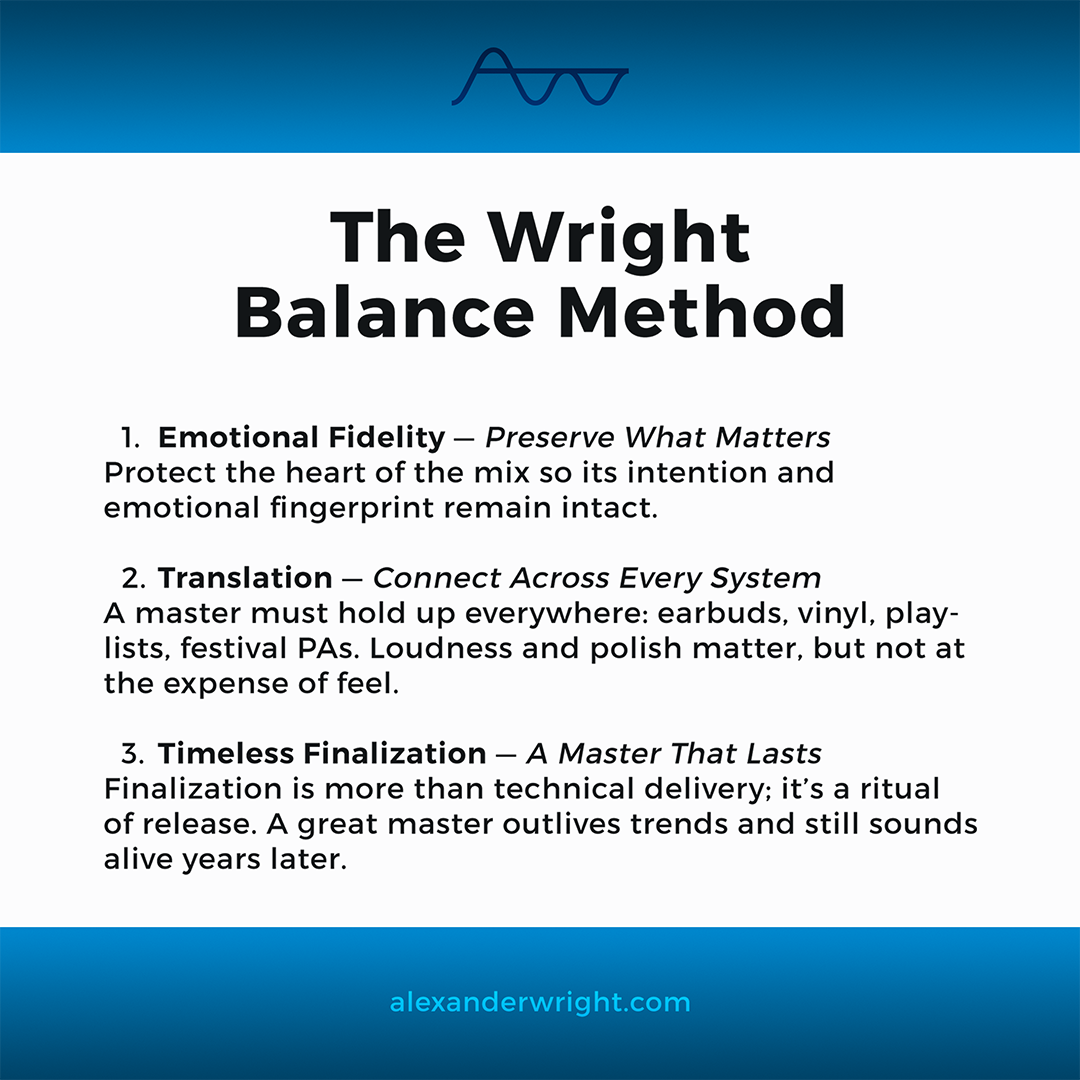 The Wright Balance Method (Condensed)