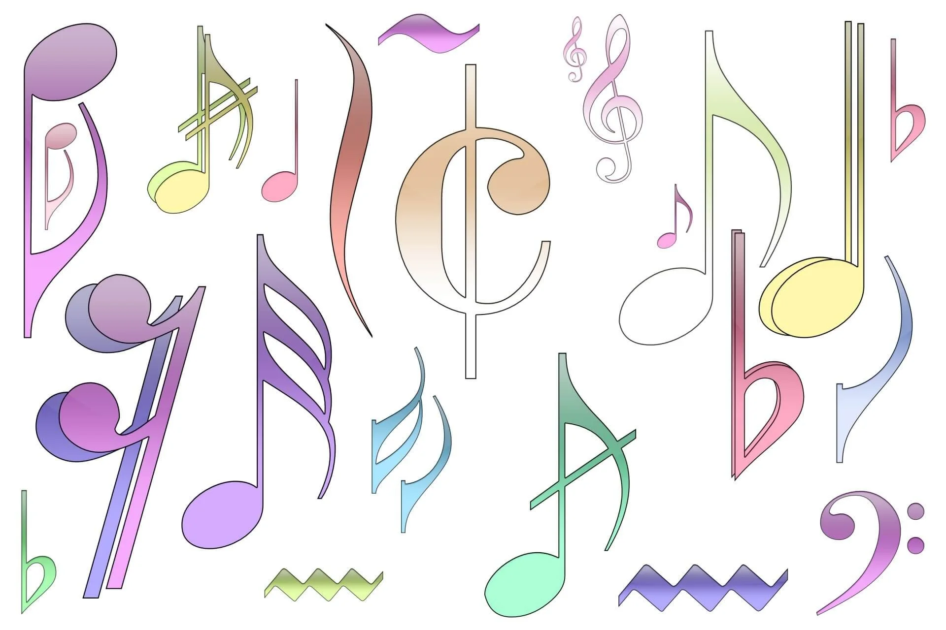 music-notes-with-colors-assigned