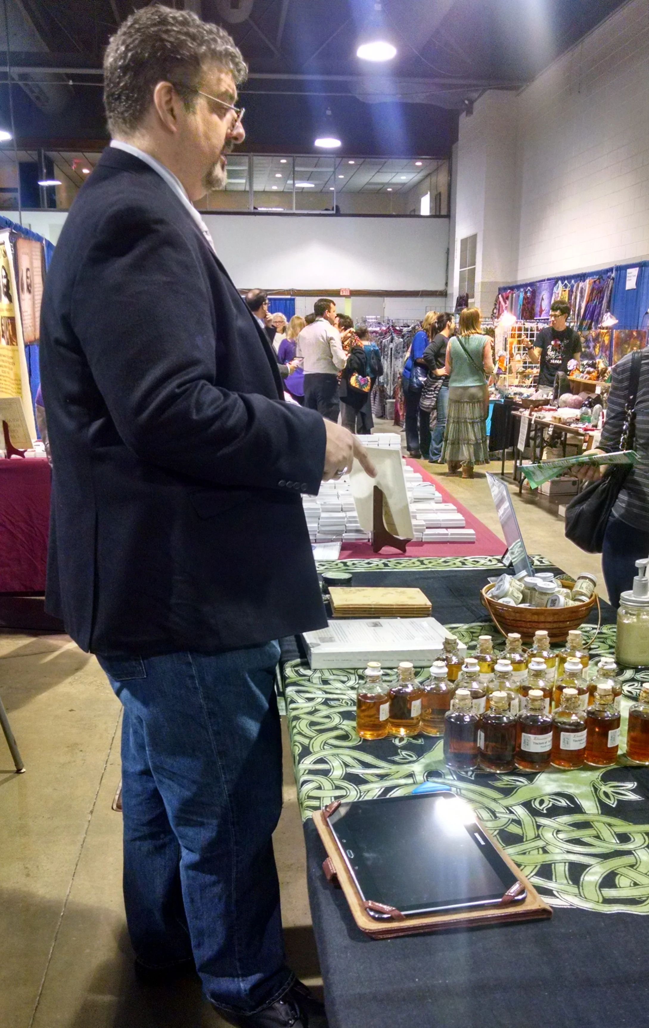 Teaching at an expo in Raleigh, NC - 2015
