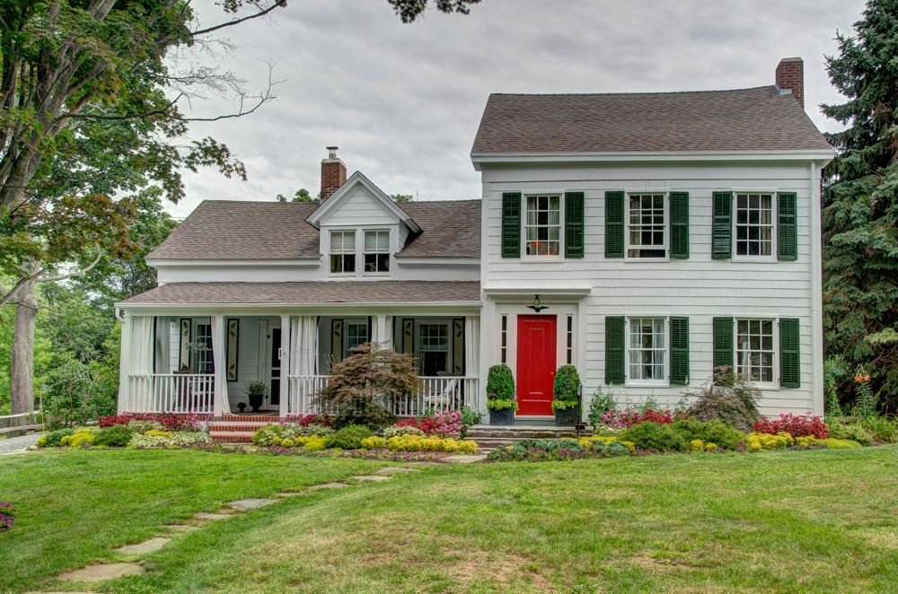 Housed in this circa 1835 manse belonging to Cutchogue Presbyterian is T he North Fork Designer Show House. The Allegra Collection is proud to be one of the interior designers selected to design a room along with 30 other designers. The show house opens Aug. 14th 2015 with a Gala event and will be open to the public every Thursday through Sunday until Sept. 7th. The designers have been discouraged from posting pictures of their rooms until after the show house opens. I'm including some "before" shots of our room so you can see the challenge that we faced! Stay tuned for the "afters" or better yet, come see the results in person!