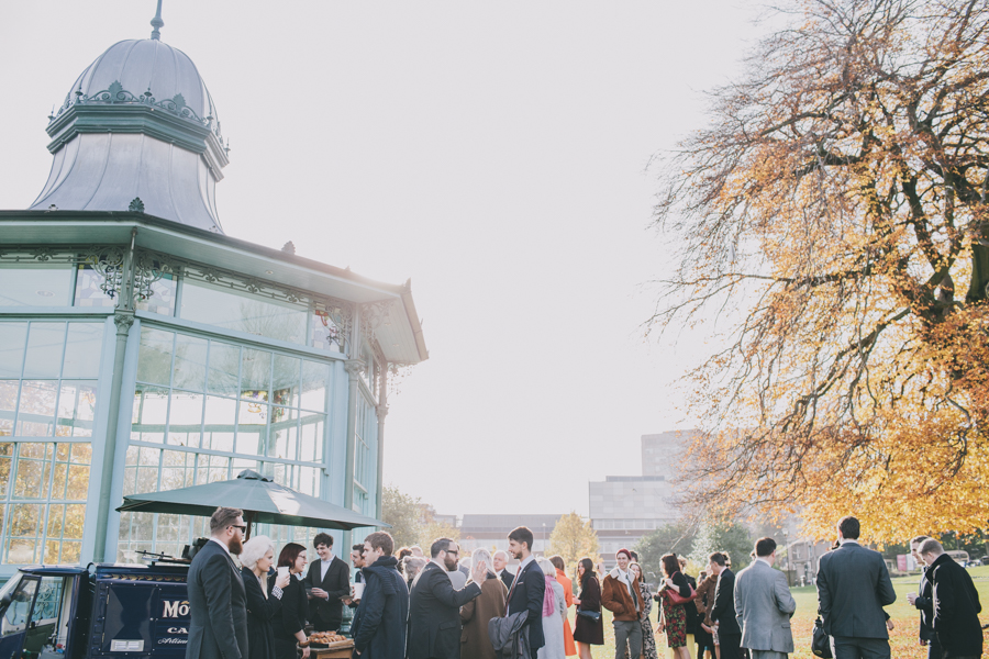 Weston Park Bandstand Sheffield winter wedding