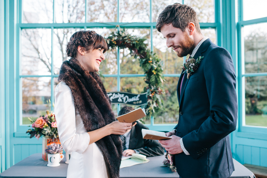 Weston Park Bandstand Sheffield winter wedding