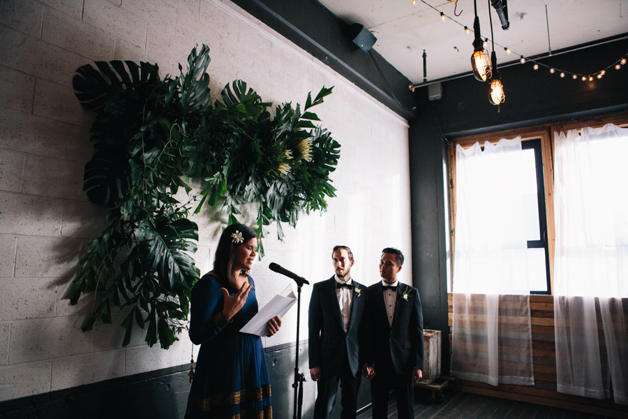 Gay wedding LGBTQ Union/Pine Grooms Tuxedo