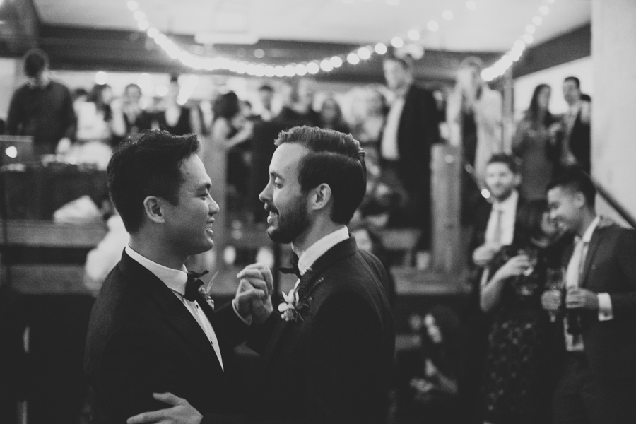 Gay wedding LGBTQ Union/Pine Grooms Tuxedo