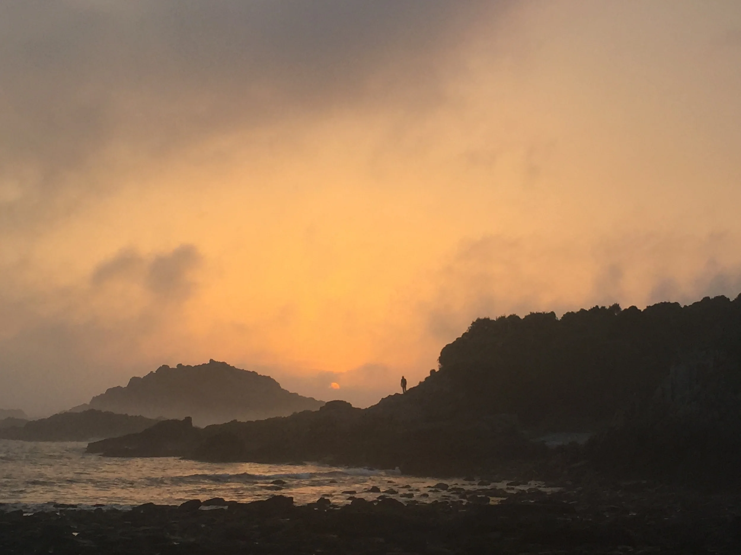 Sunset on the Otter Trail, South Africa