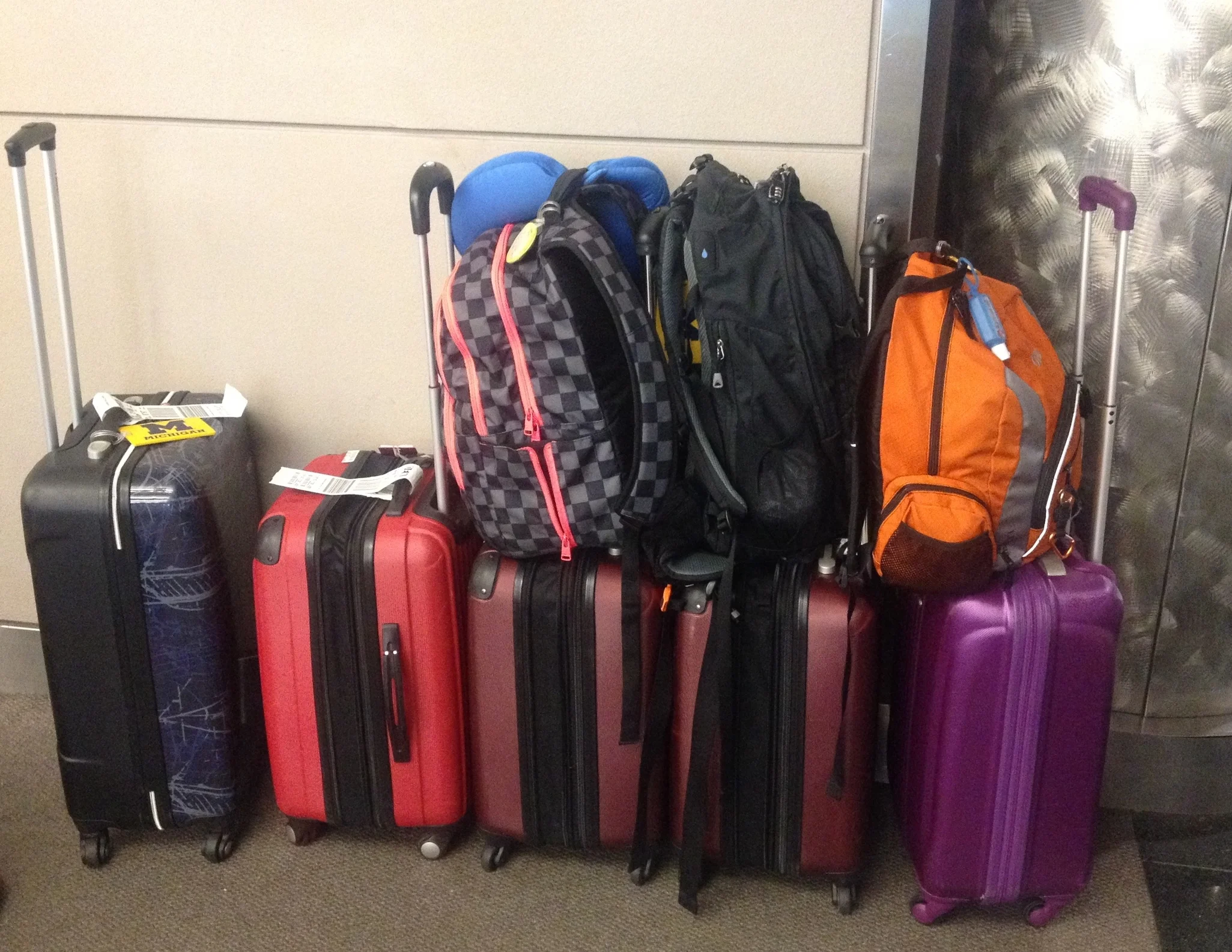 It took double the number of bags than our usual trips to pack for the ranch