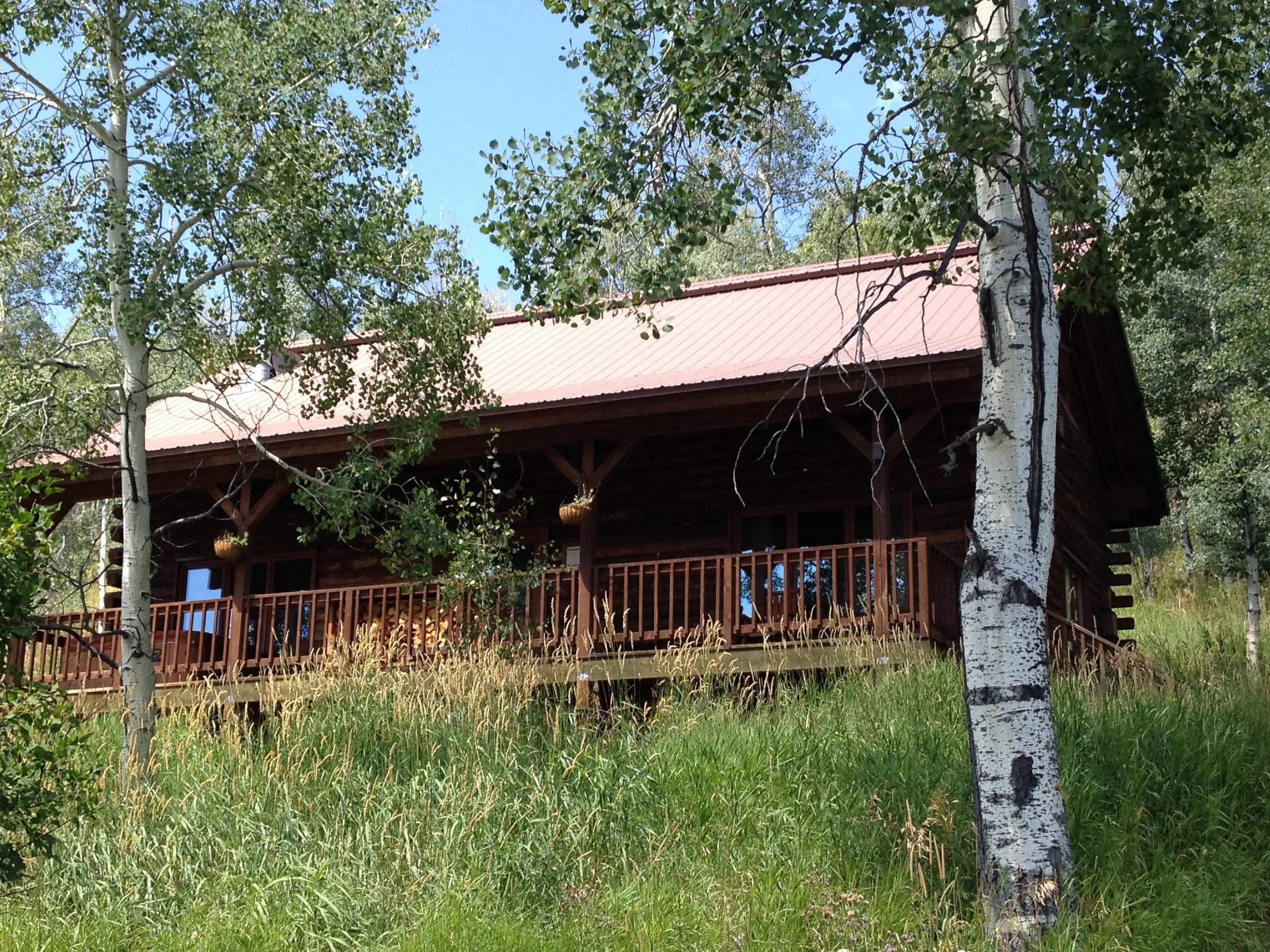 Our home on the ranch for the week