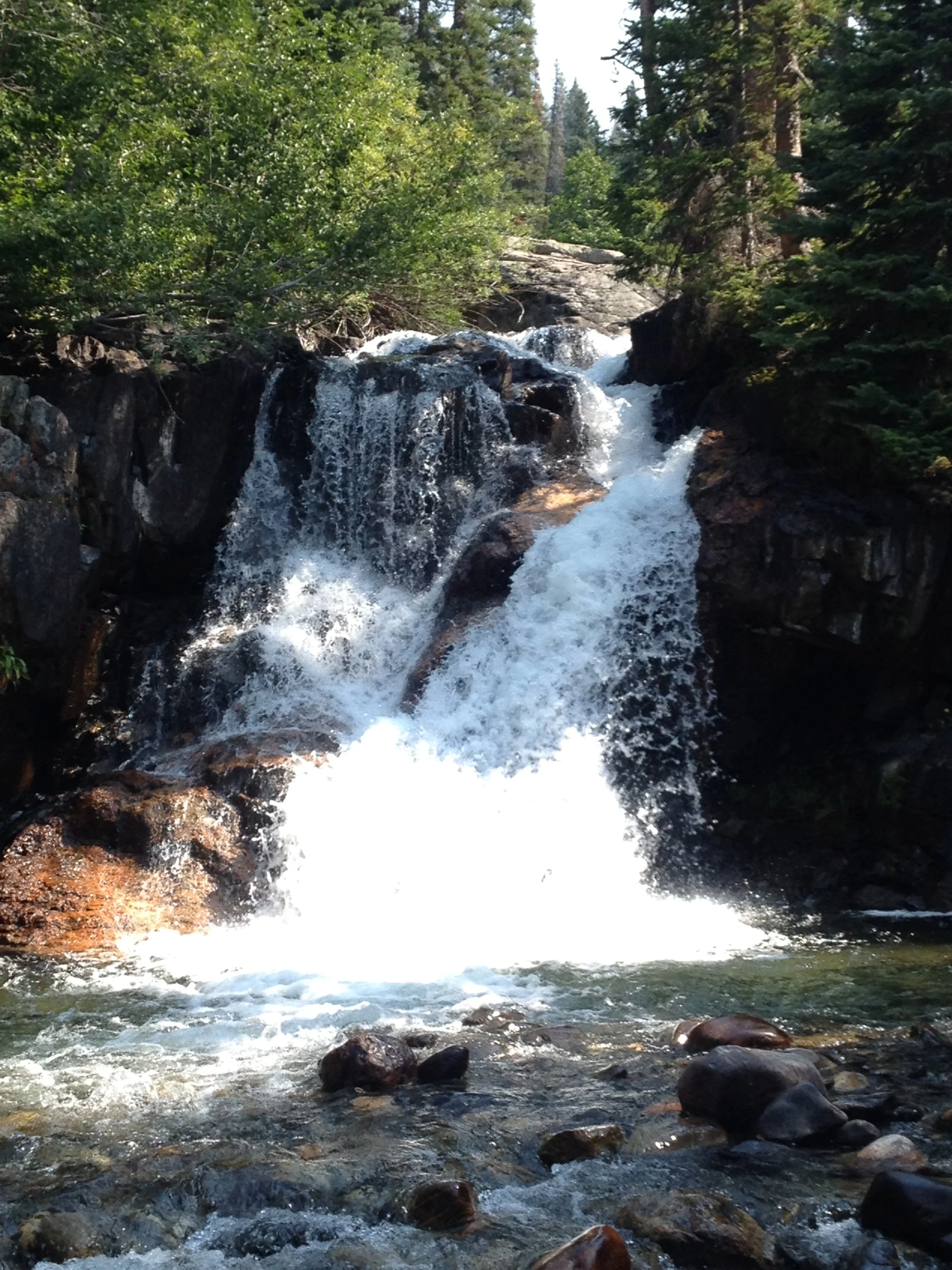 The waterfall I hiked to one morning