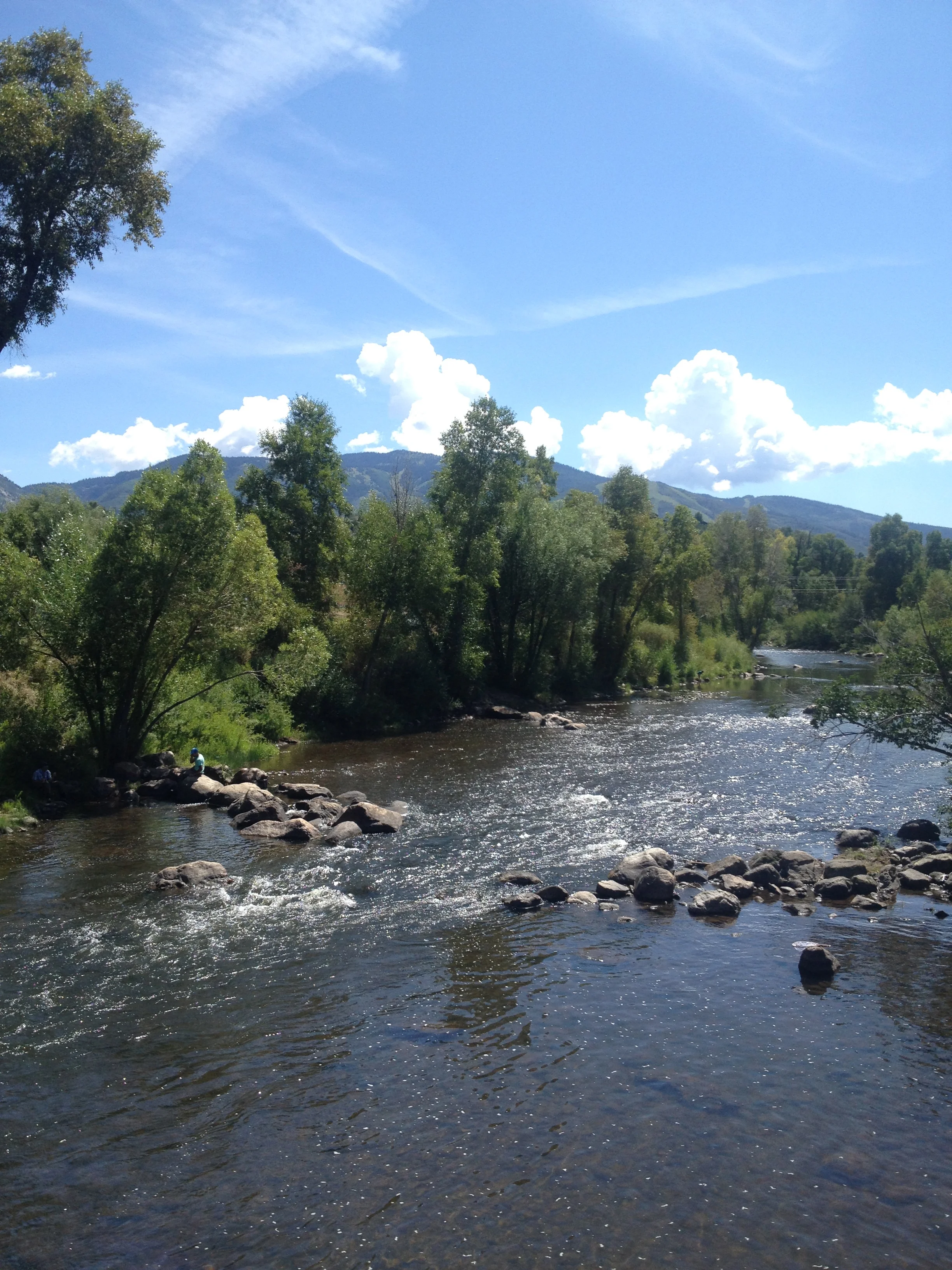 The Yampa River in Steamboat Springs