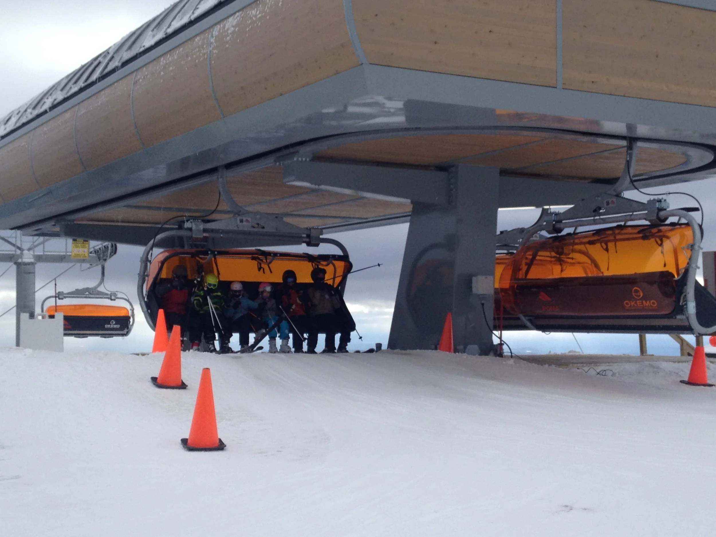 The heated bubble lift is best enjoyed on cold Sunday afternoons, when crowds have thinned