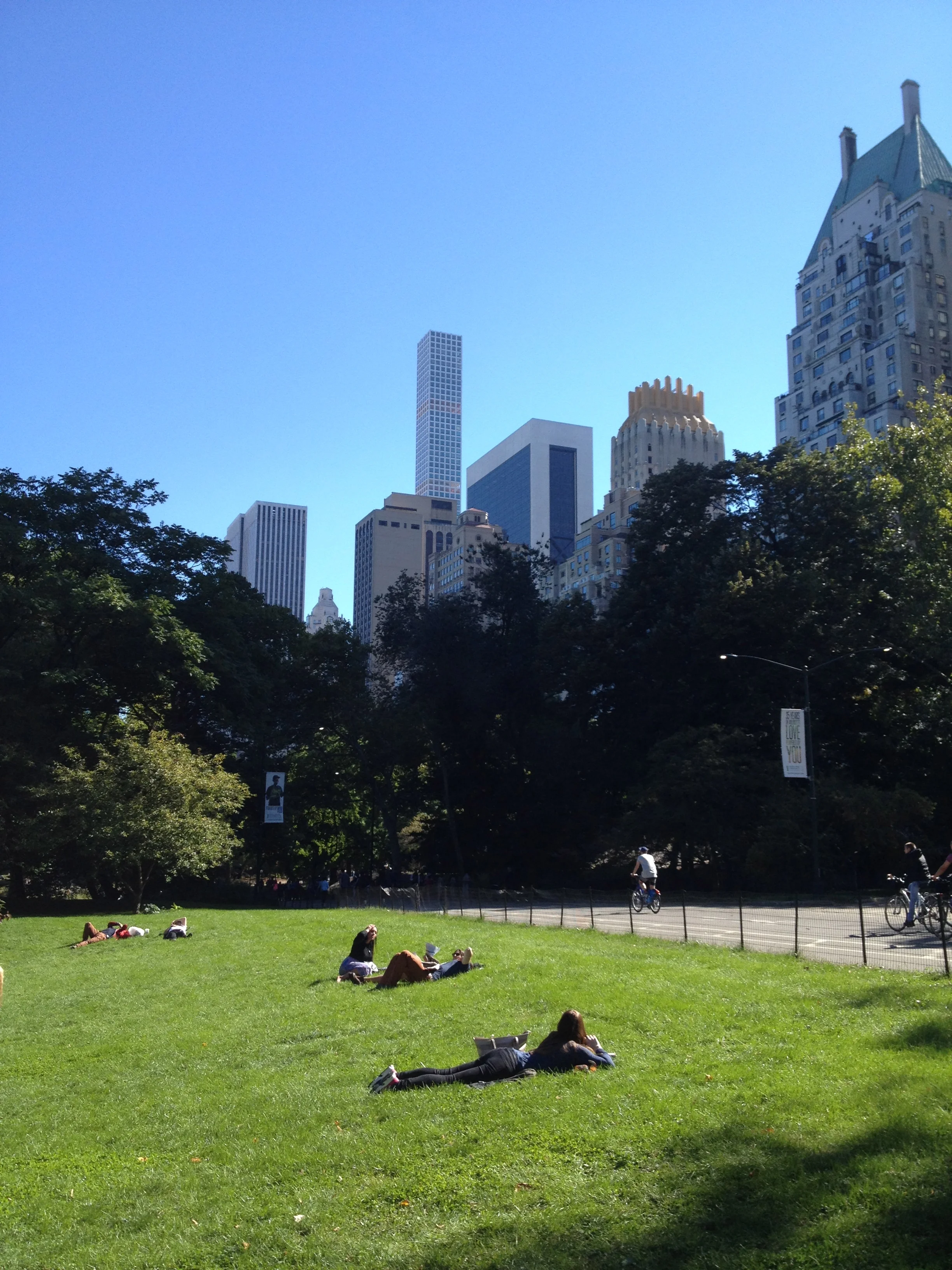 Central Park offers a peaceful refuge from the sights and sounds of the City