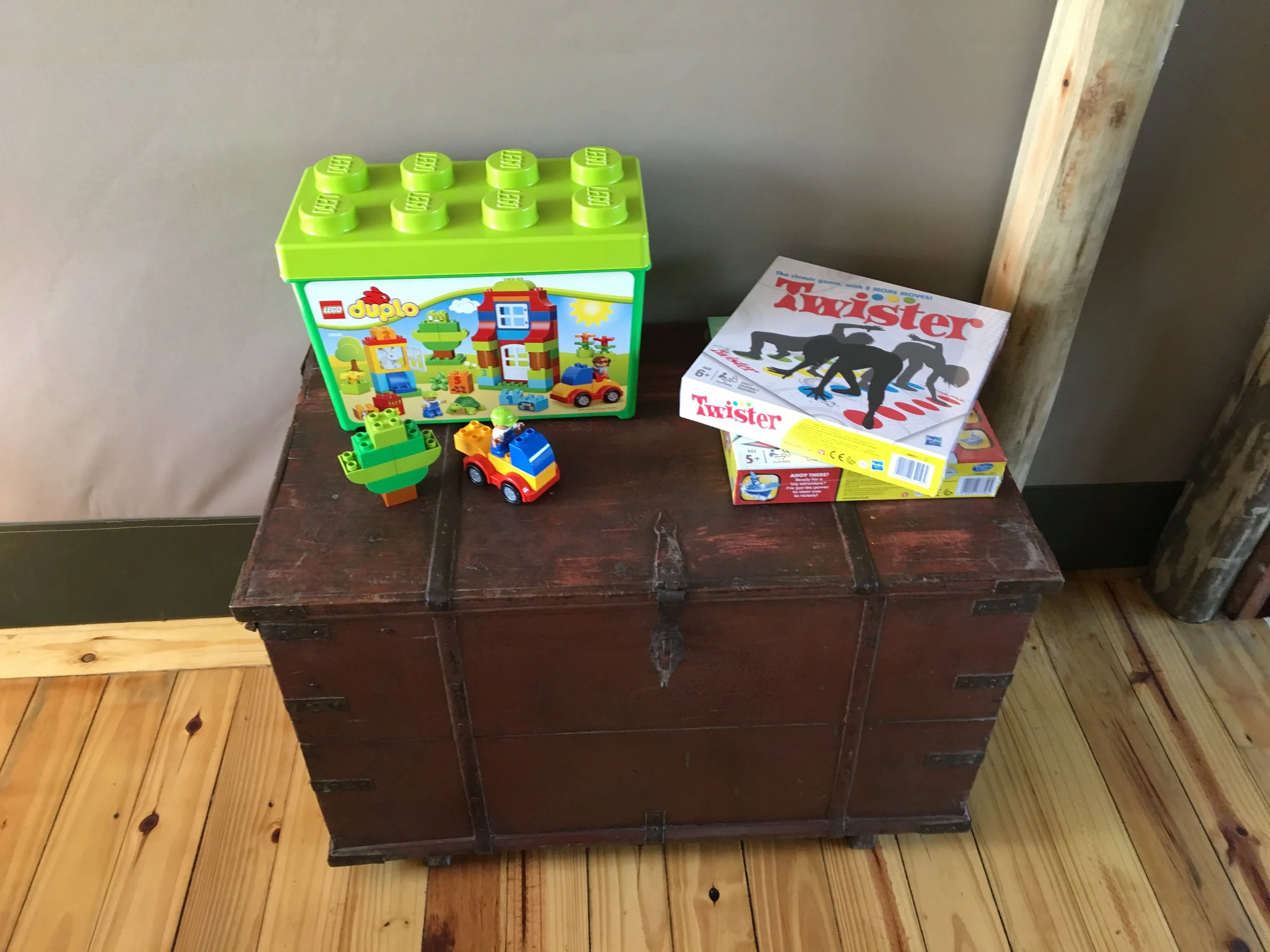 Toys and welcome backpacks awaited the kids at Little Vuumbura