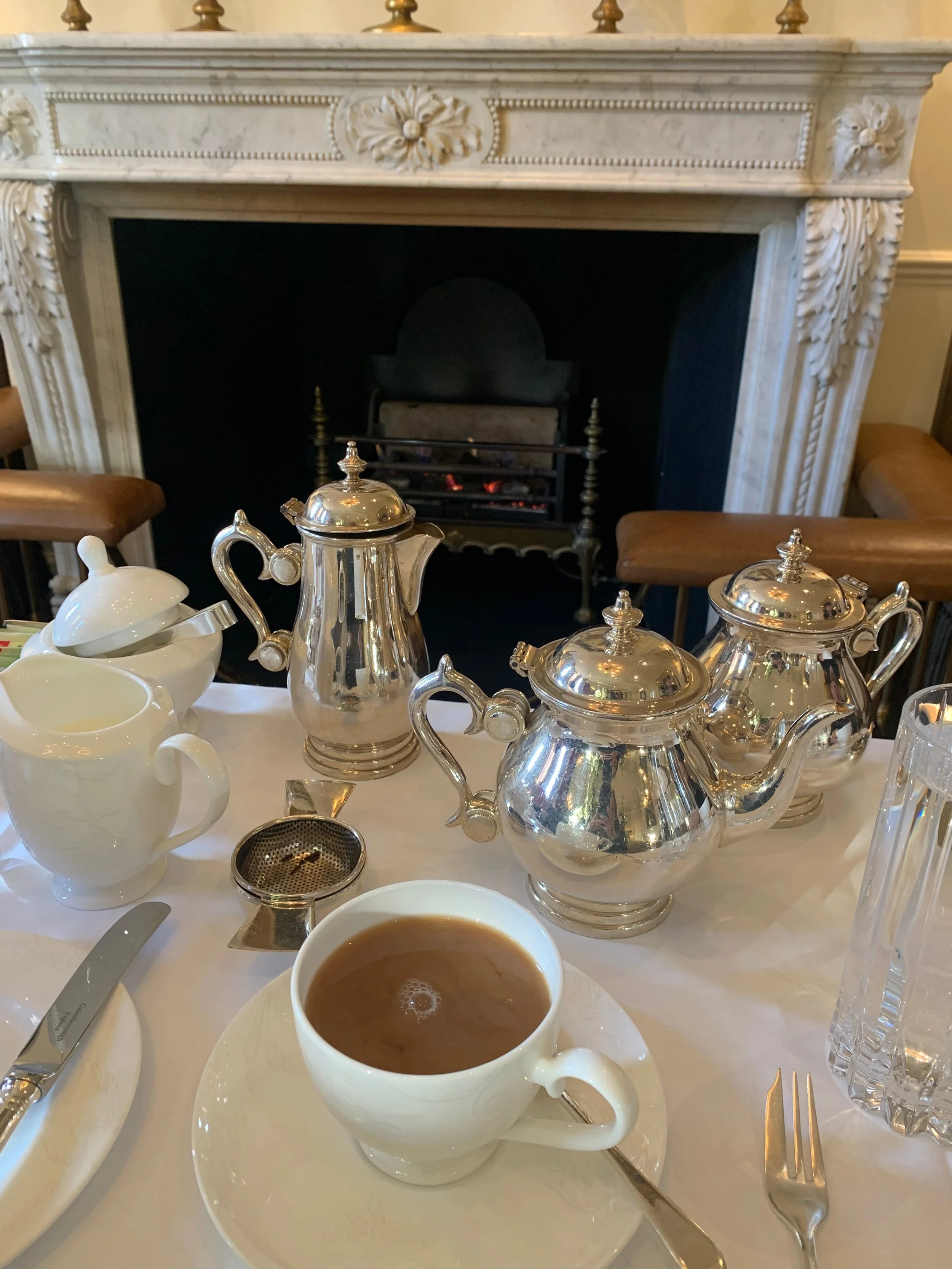 London tea time Egerton House Hotel
