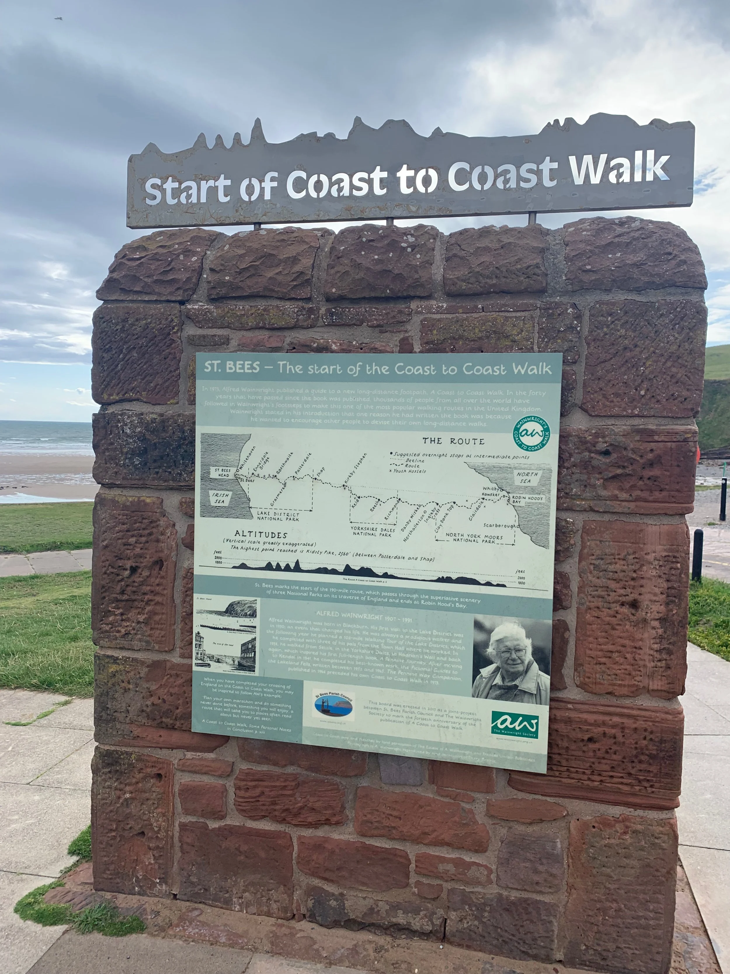 st bees coast to coast trail england