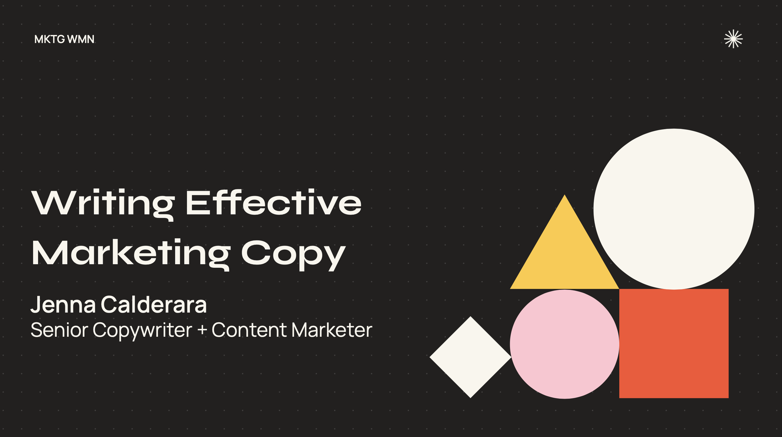 Effective Copywriting Workshop