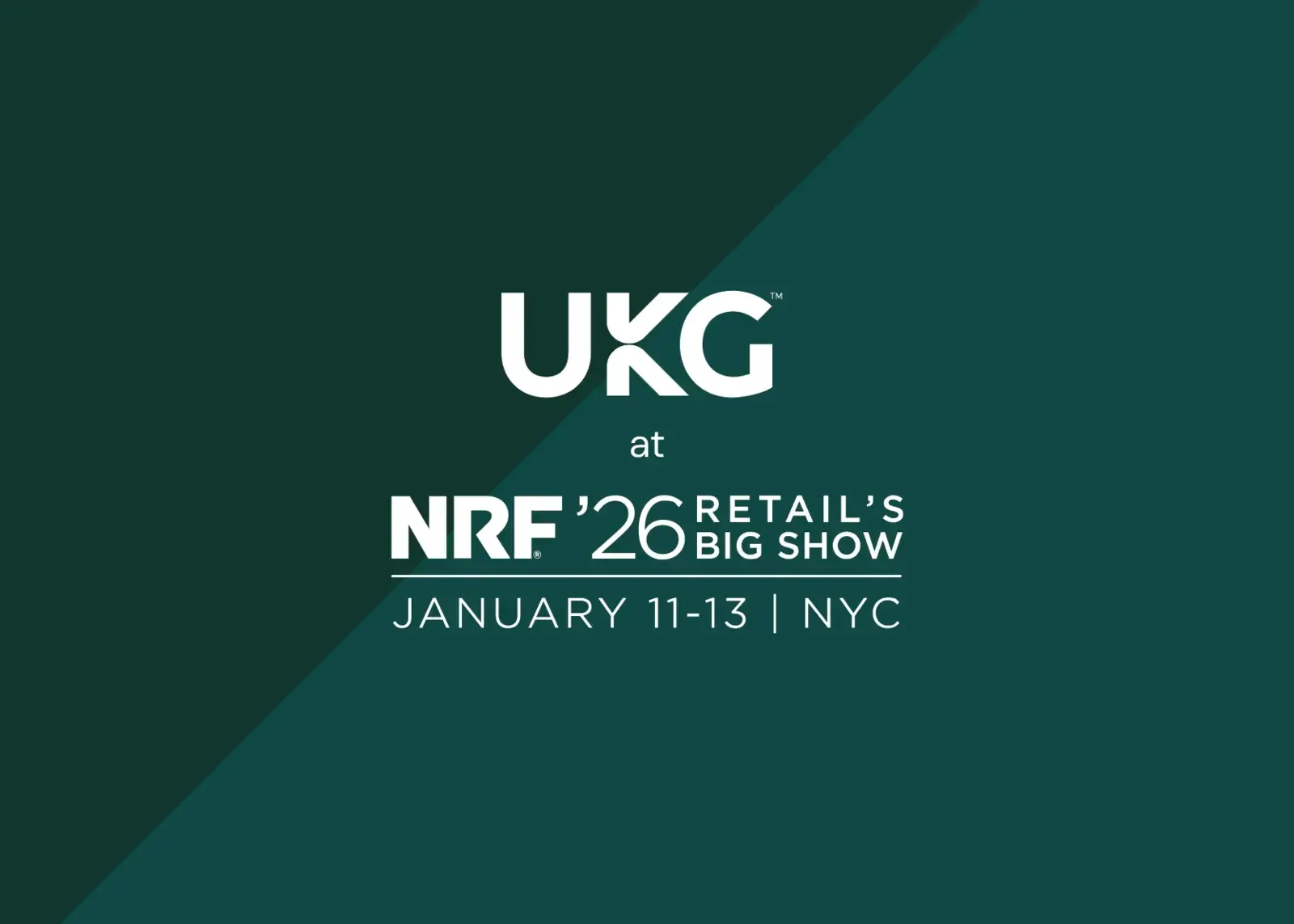UKG at NRF 2026