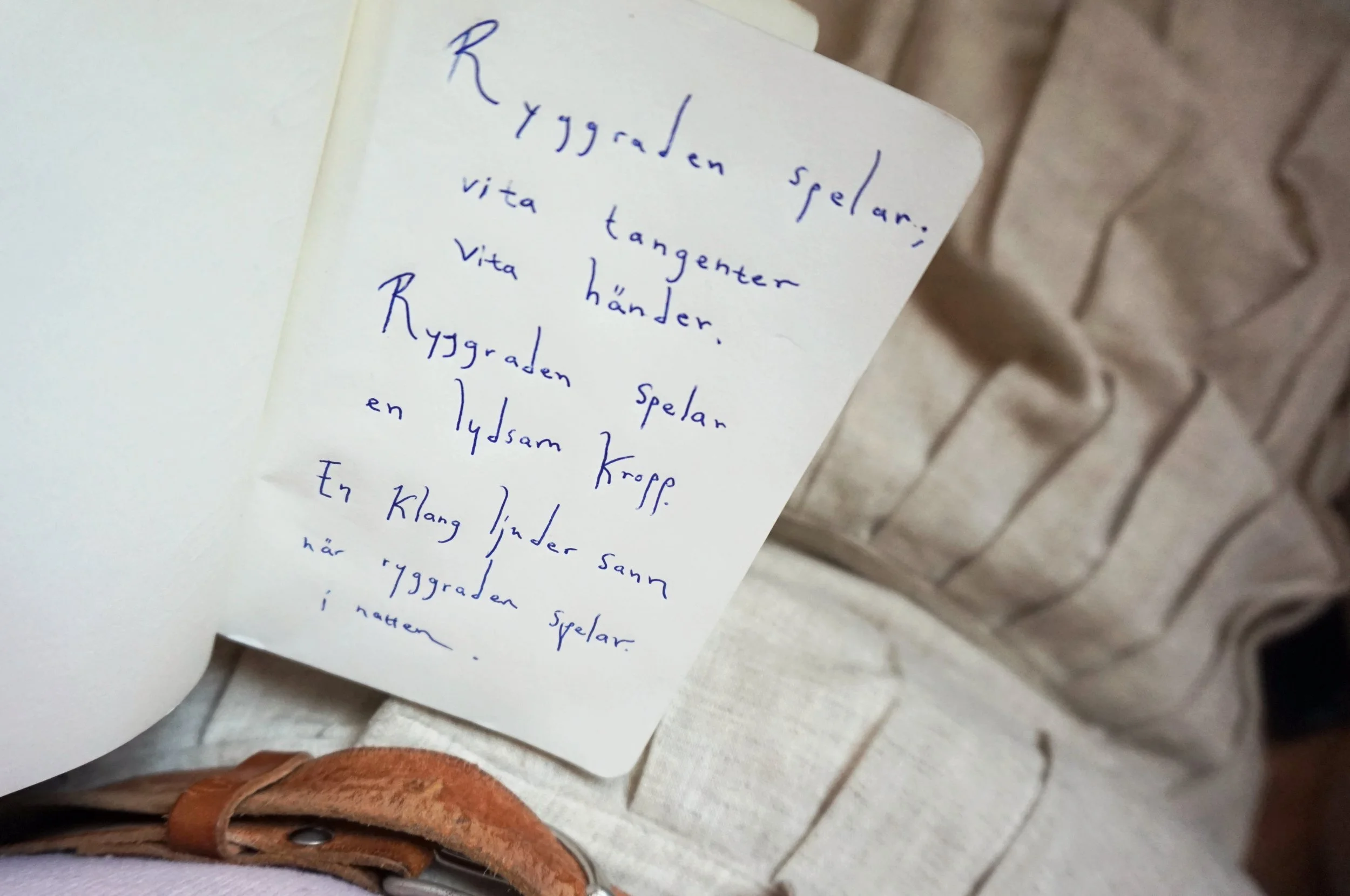 Prototyp av poesi: Ryggrad.