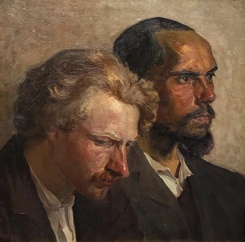 1911 Adomas Varnas Double portrait: pesimistas & optimistas .