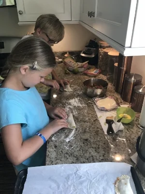 Beef Empanadas in the making. Perfect to fill the freezer and take out a few for a quick meal.