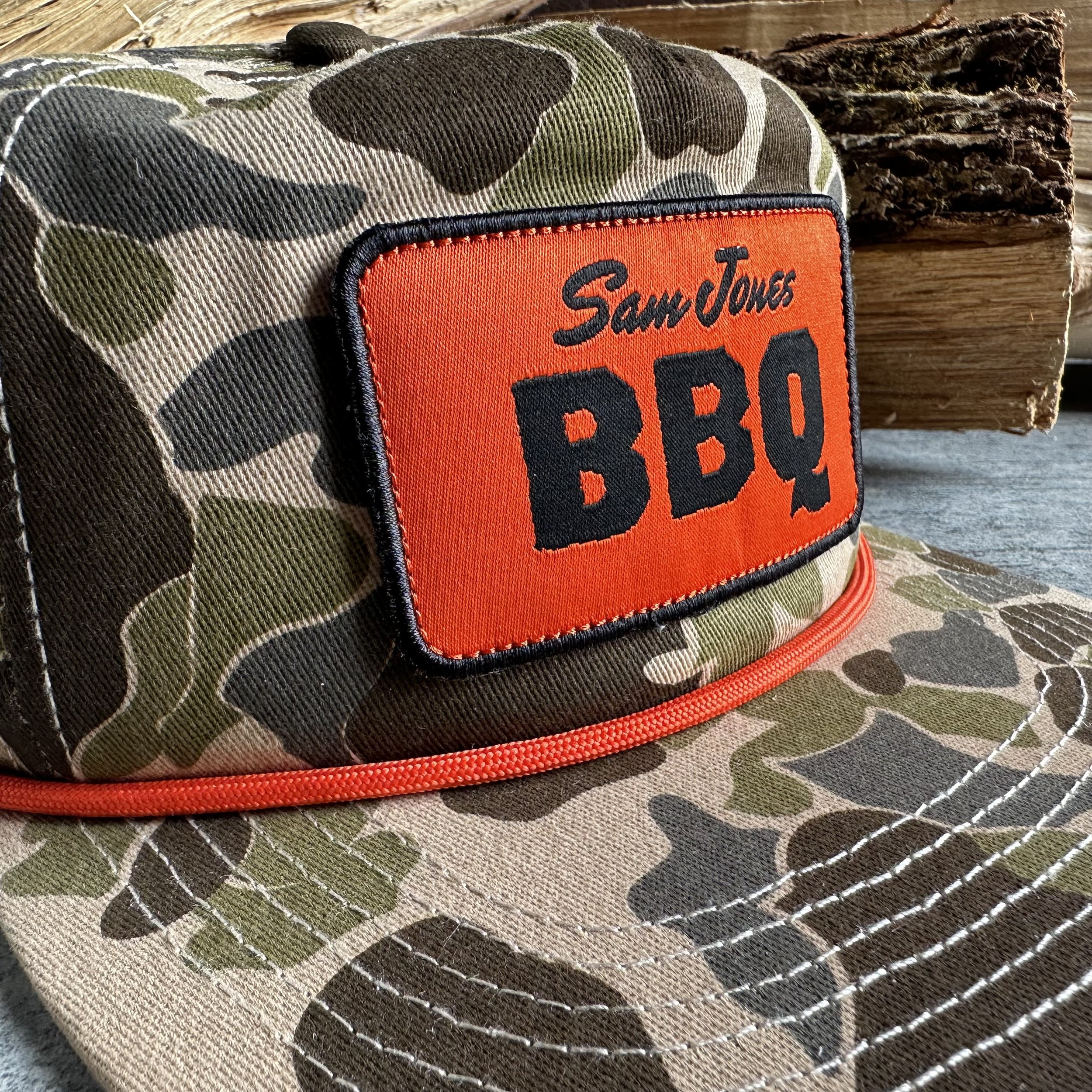 Camo Patch Hat — Sam Jones BBQ Restaurant