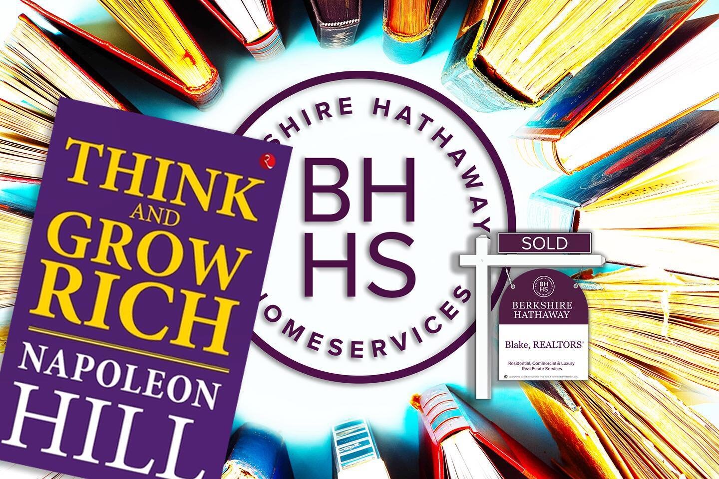 BHHS #bookclub picks back up Tuesday at 5:30pm with Ryan Clark leading the discussion about &ldquo;Think &amp; Grow Rich&rdquo; Chapters 3 &amp; 4. Text Ryan at 518-424-7287 if you would like to participate. #ingoodcompany #realtors #doers #learners