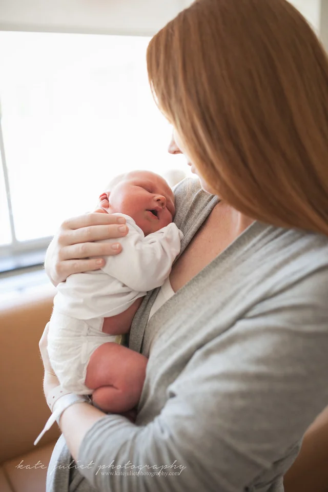 Northern VA Fresh 48 Newborn Hospital Photographer | Kate Juliet Photography