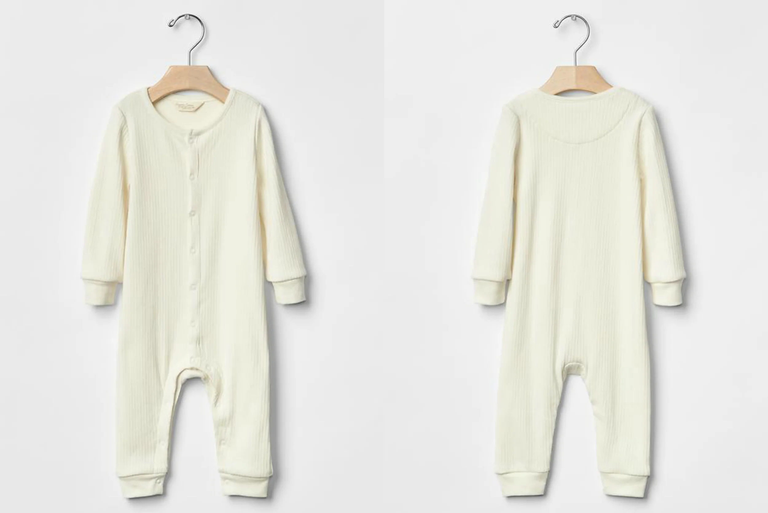 Organic ribbed one-piece | sizes 3-6m & 6-9m