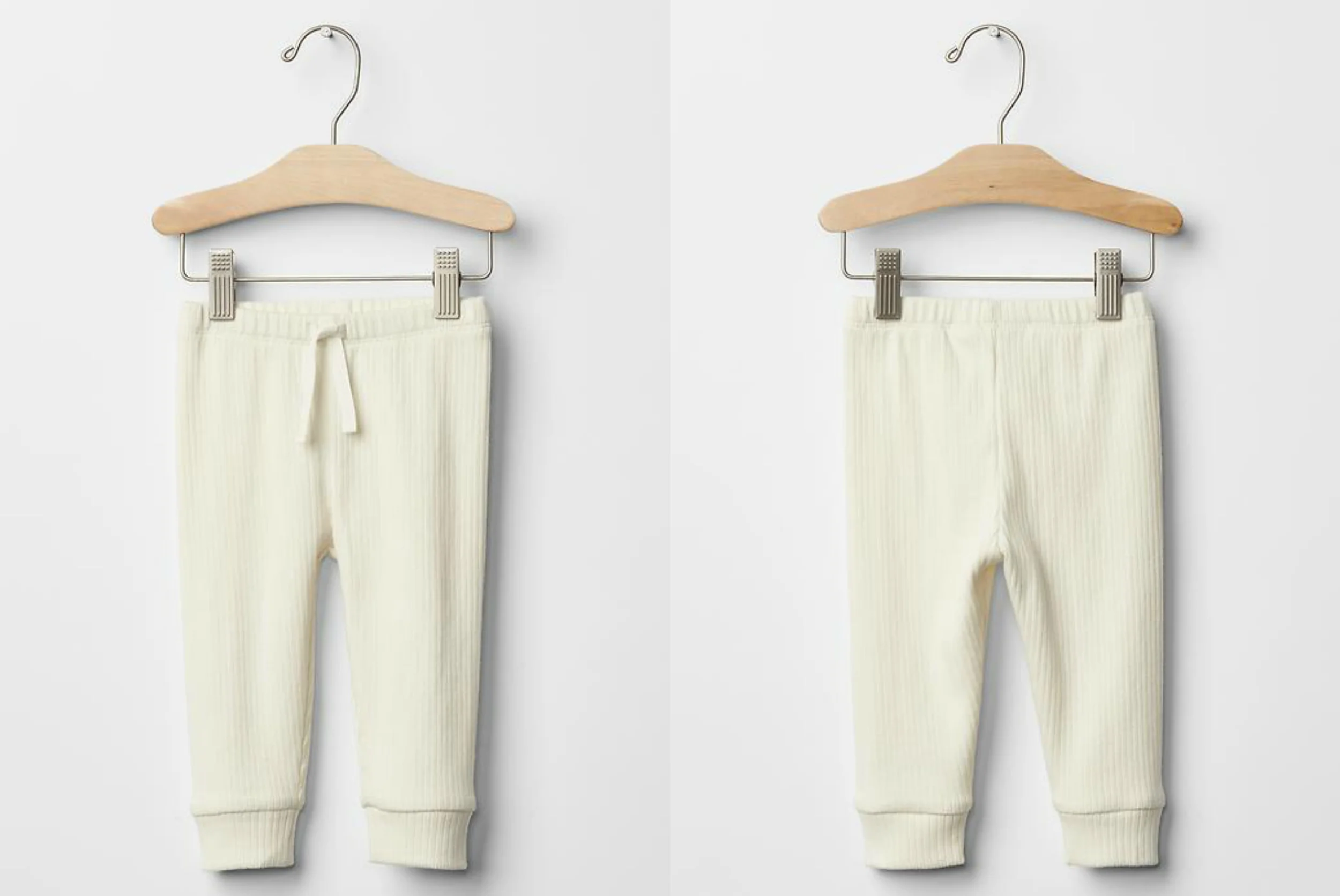 organic rib banded pants | sizes 3-6m & 12-18m