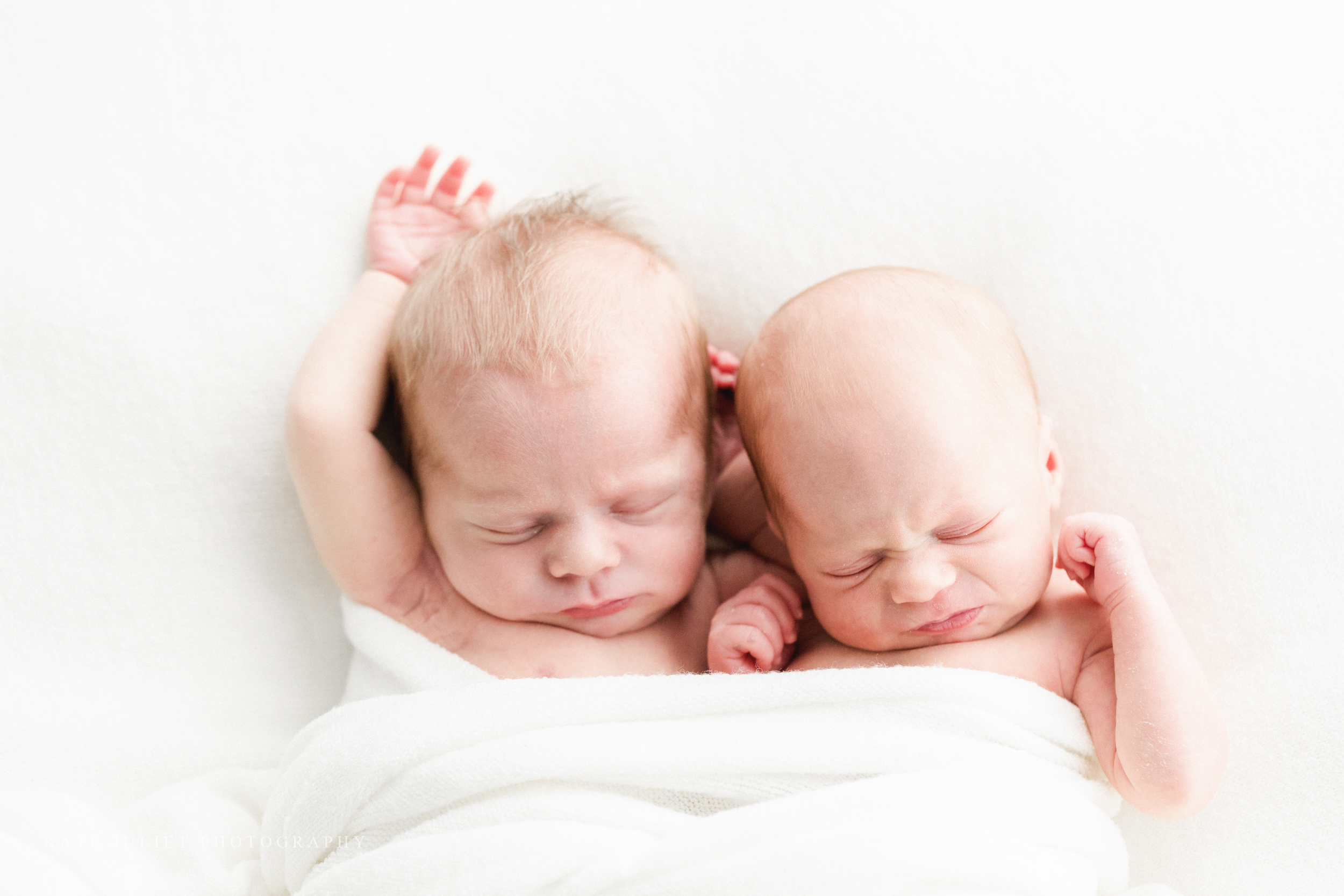 Northern VA Twin Babies Photographer | Kate Juliet Photography