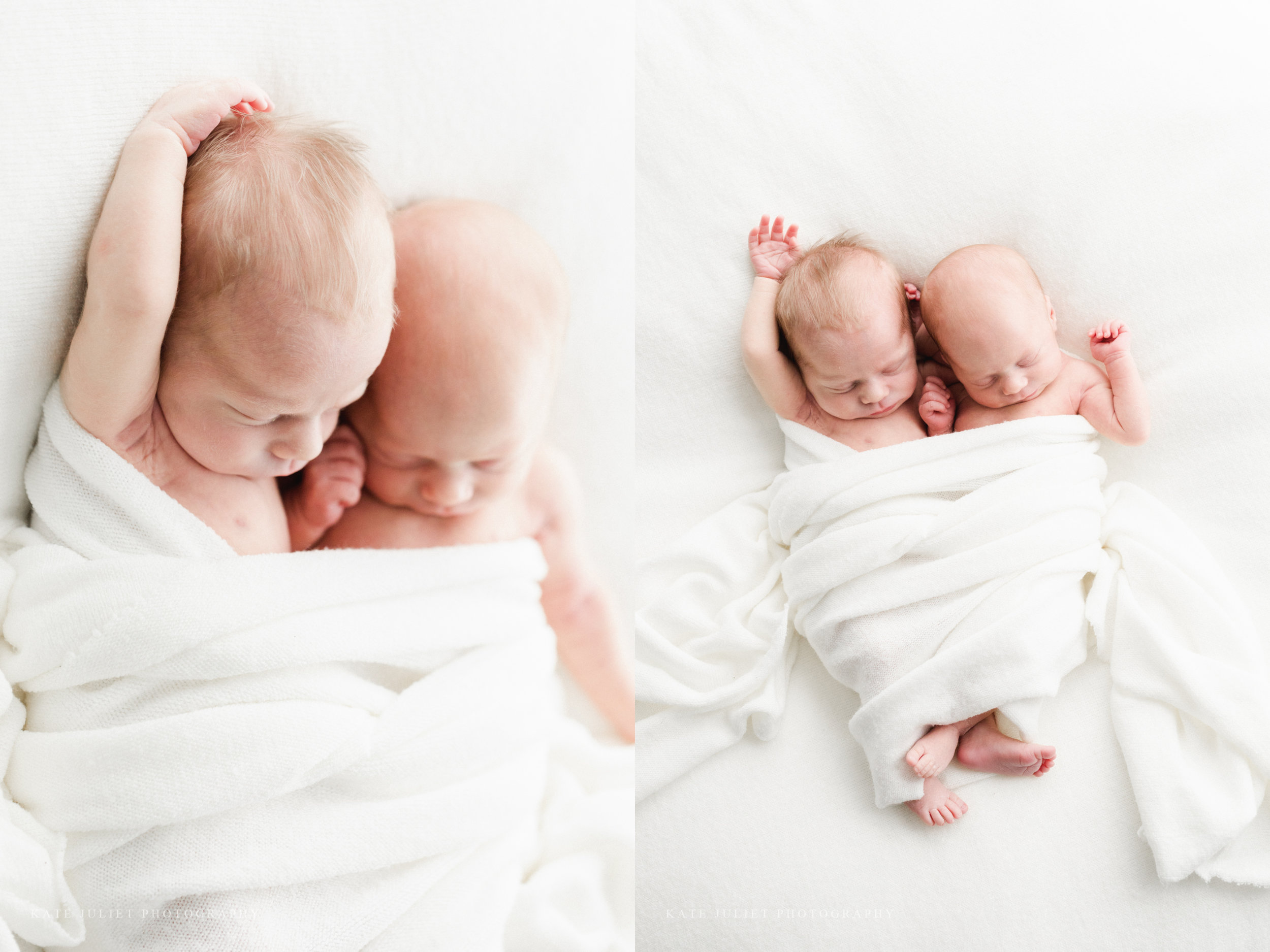 Northern VA Twin Babies Photographer | Kate Juliet Photography