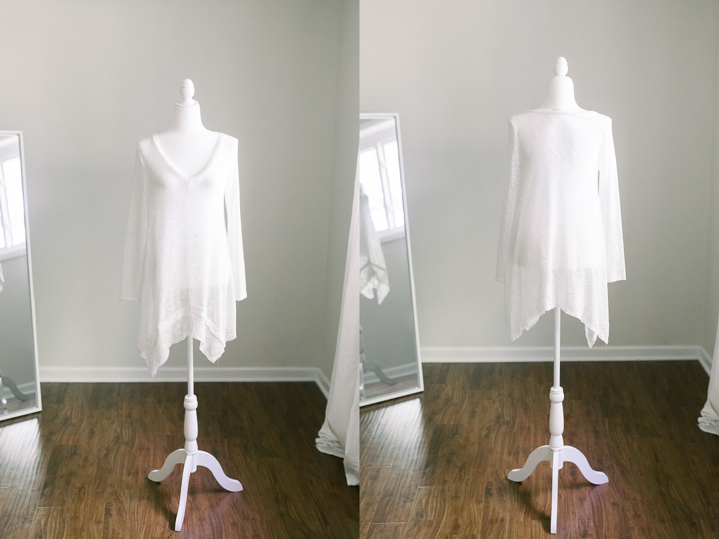 White Long Sleeve Top - Size M