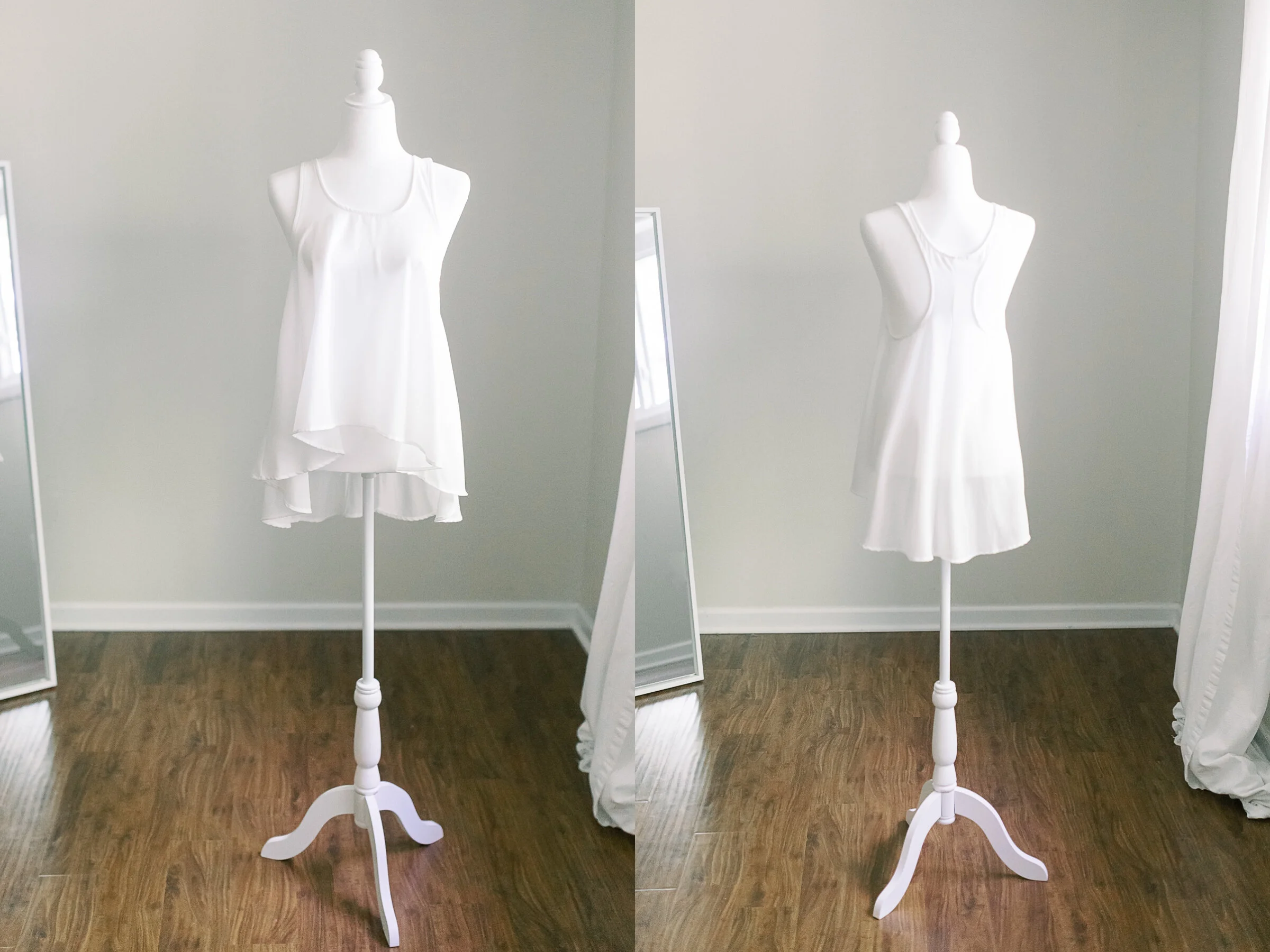 Racerback White Top - Size S