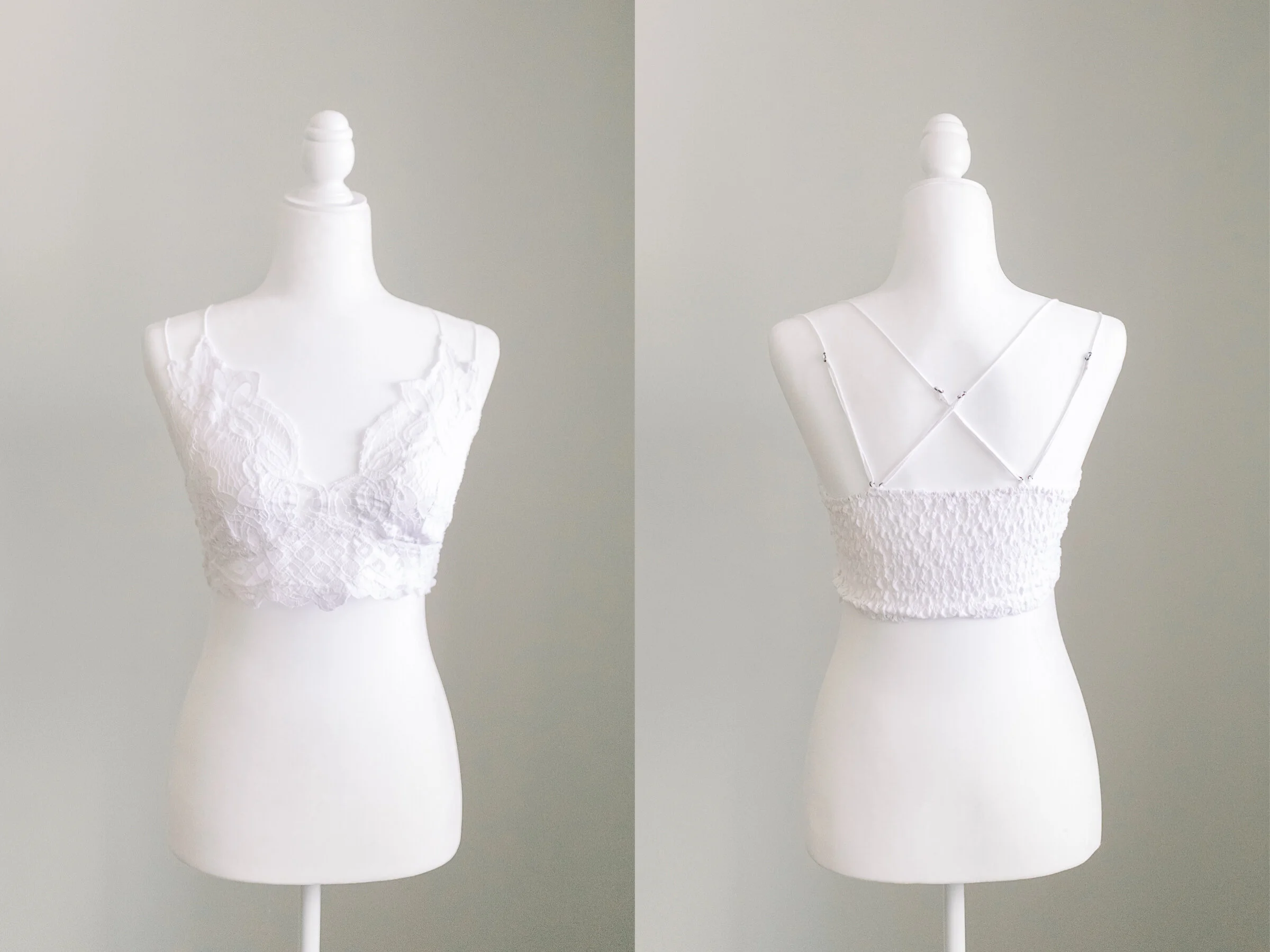 White Bralette - Size M