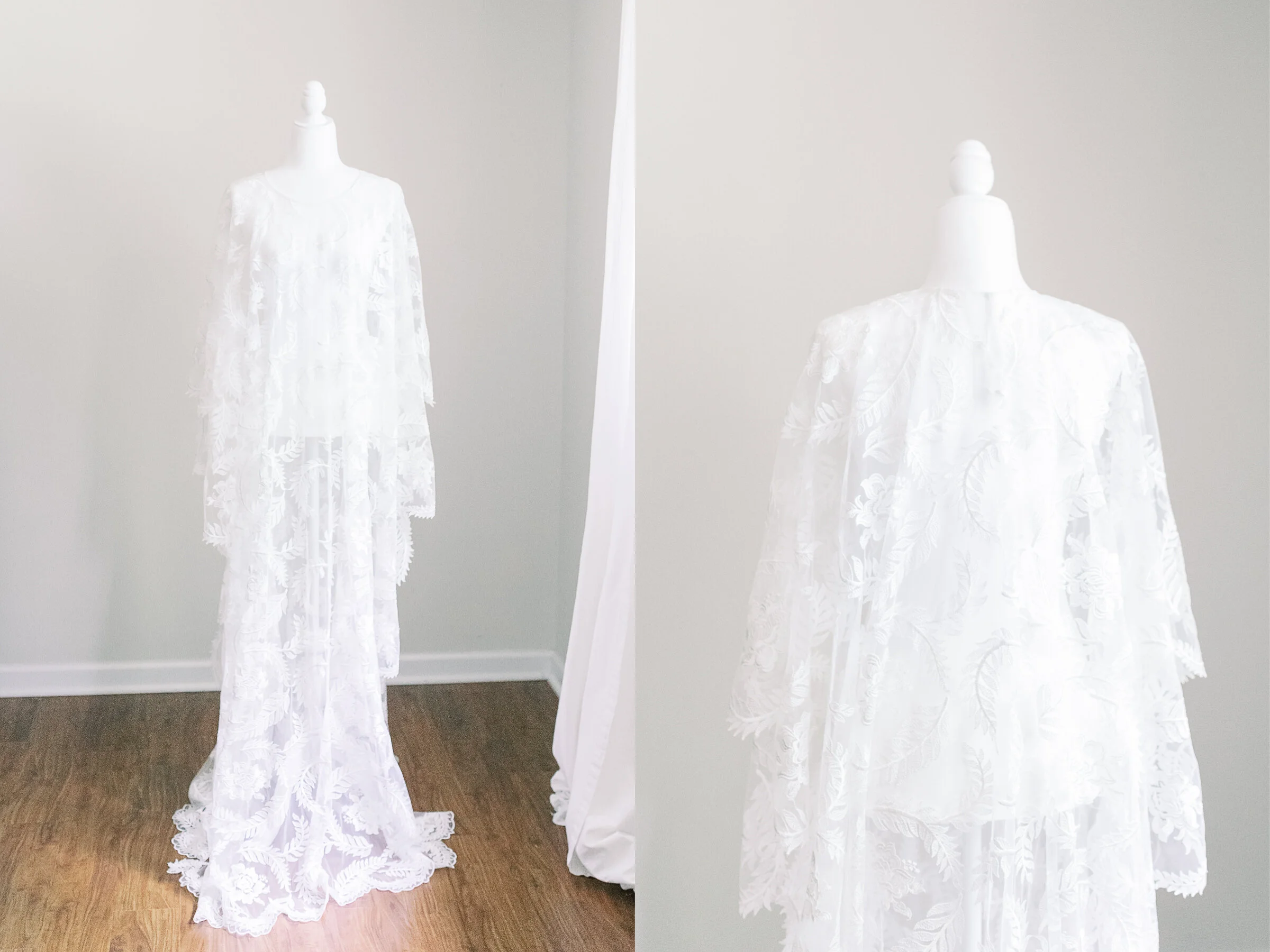White Lace Cape - O/S