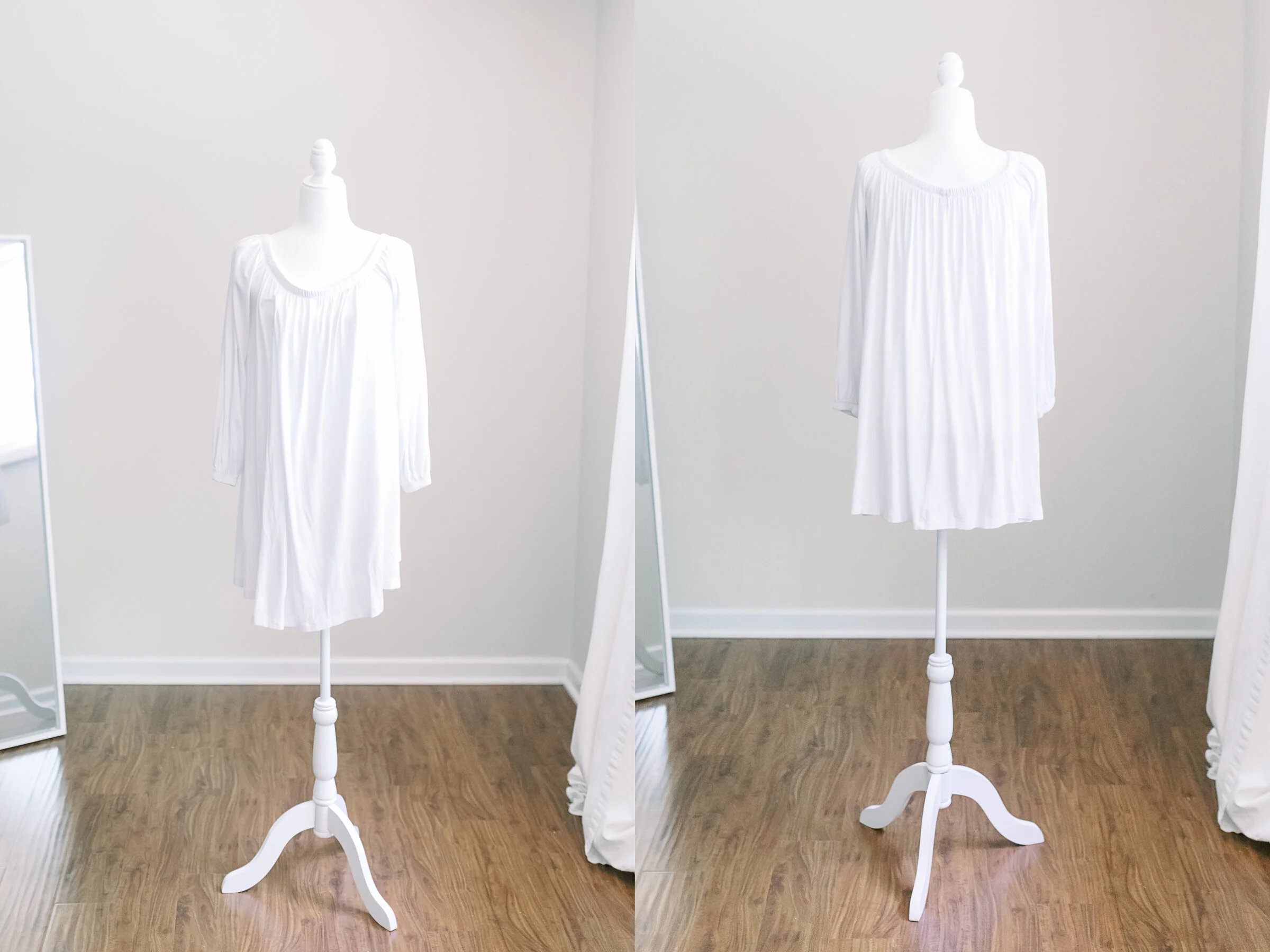 White Tunic Dress - Size 6 (oversized)