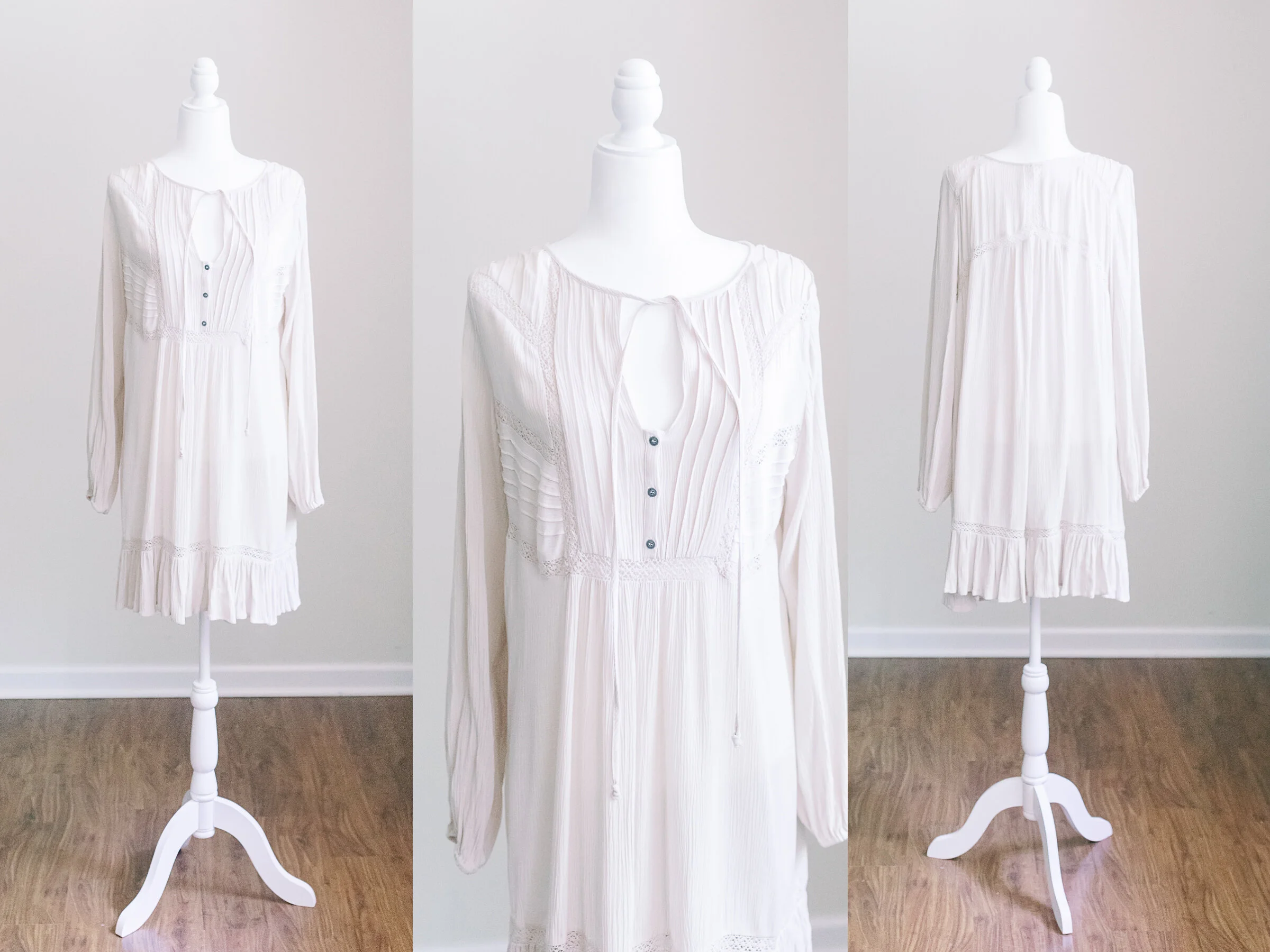 Free People Pale Pink Short Dress - Size M
